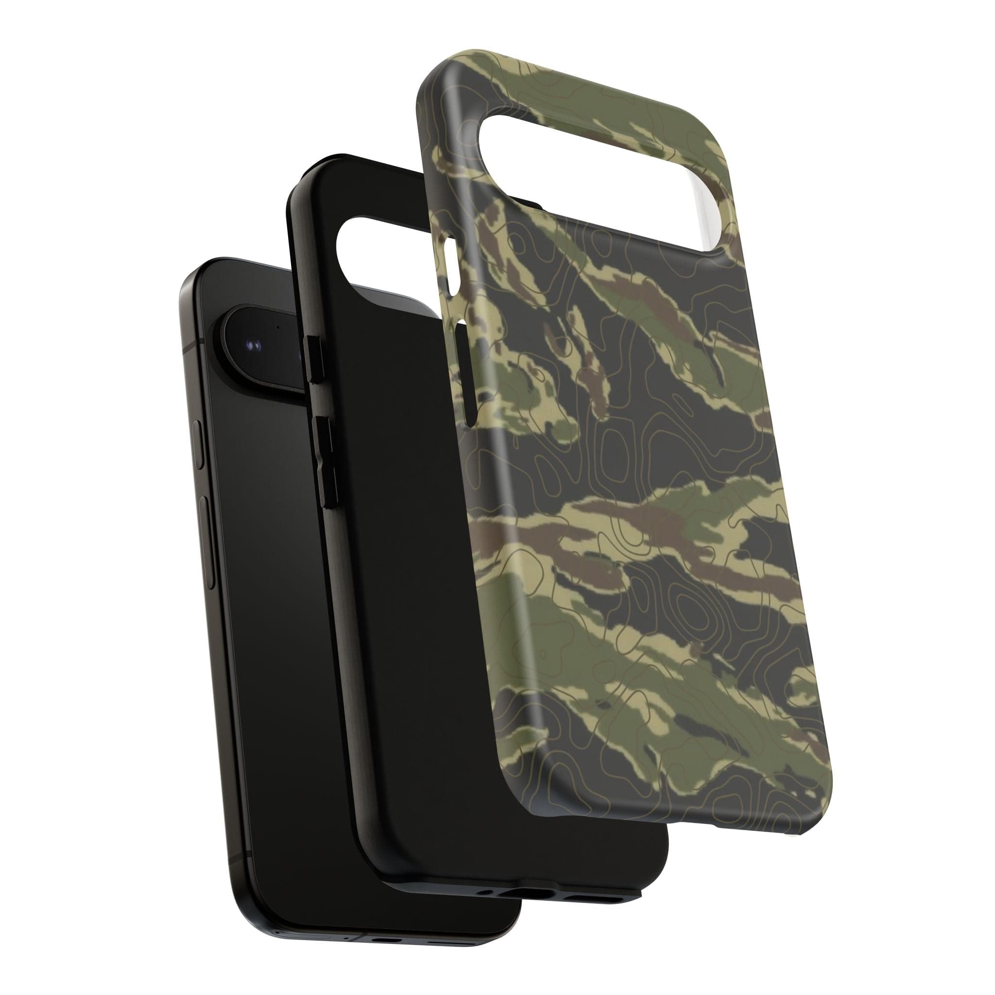 Tiger Stripe Topo Tough Android Case