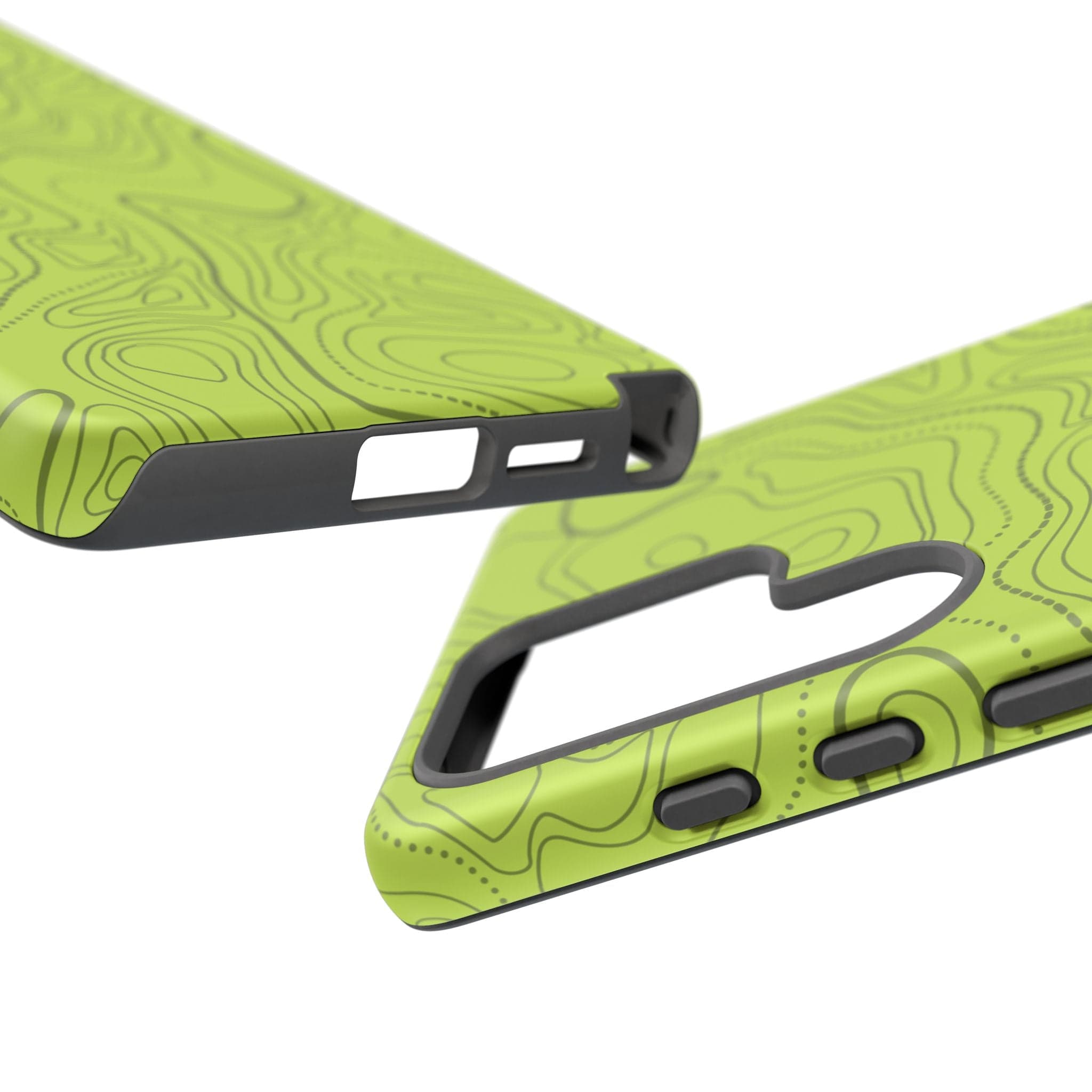 Signal Green Topo Tough Android Case