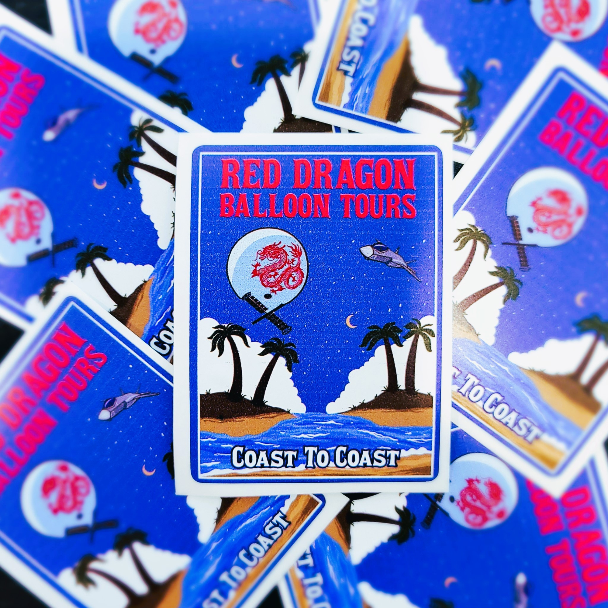 Red Dragon Balloon Tours Sticker