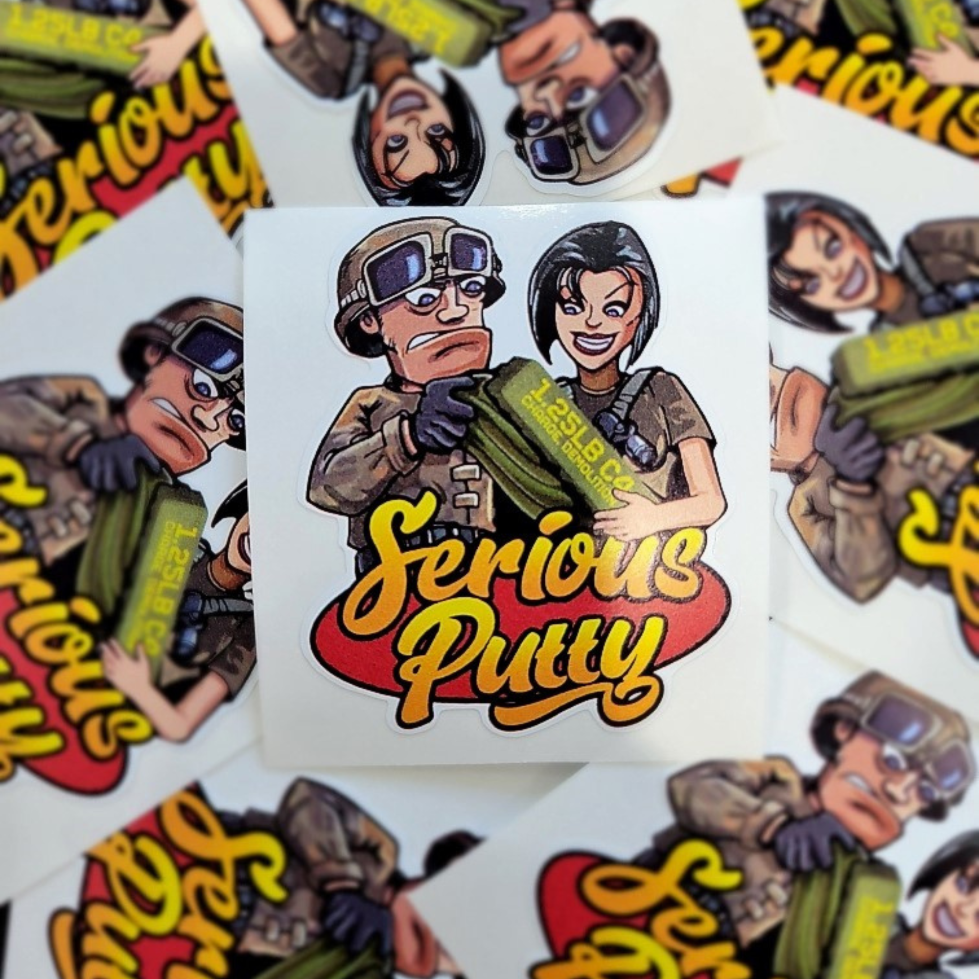 Serious Putty Sticker