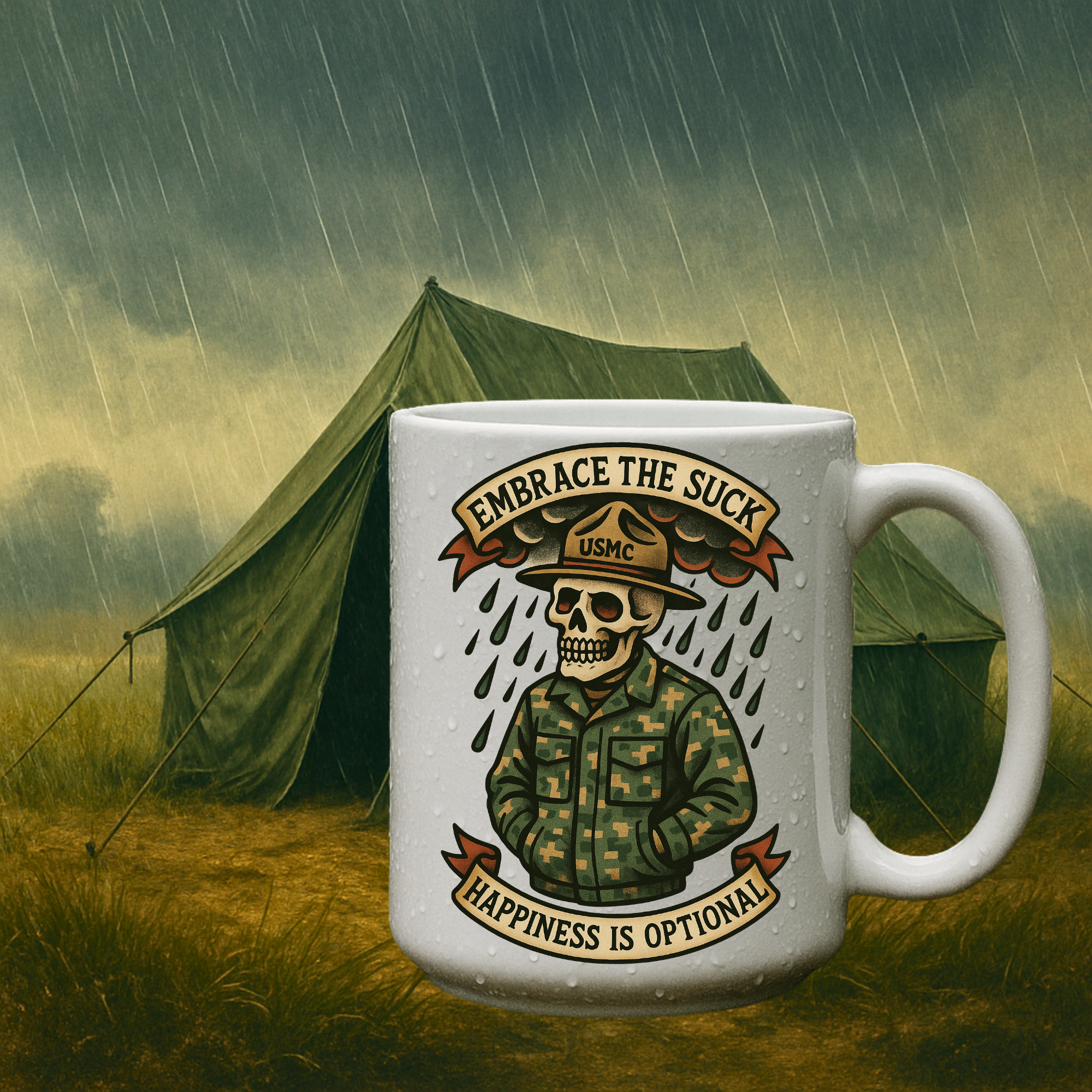 15oz "Embrace the Suck (USMC)" Coffee Mug