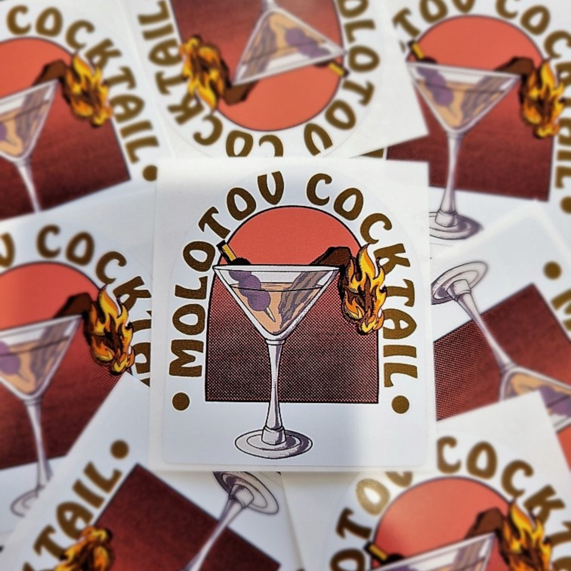 Molotov Cocktail Sticker