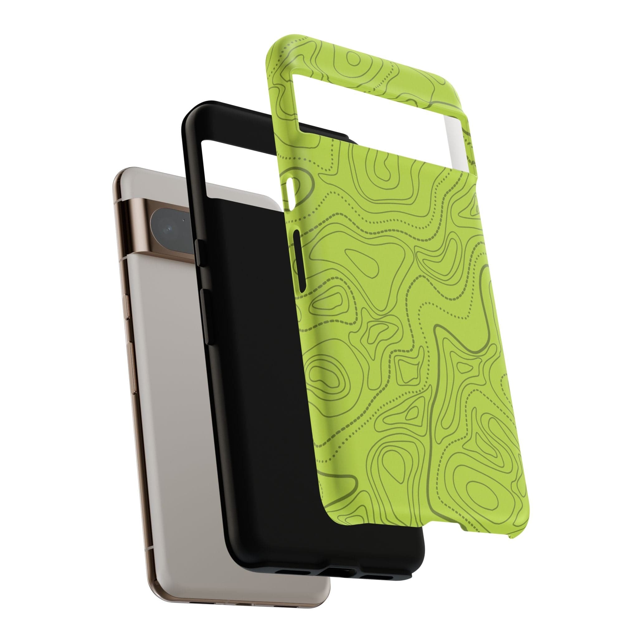 Signal Green Topo Tough Android Case