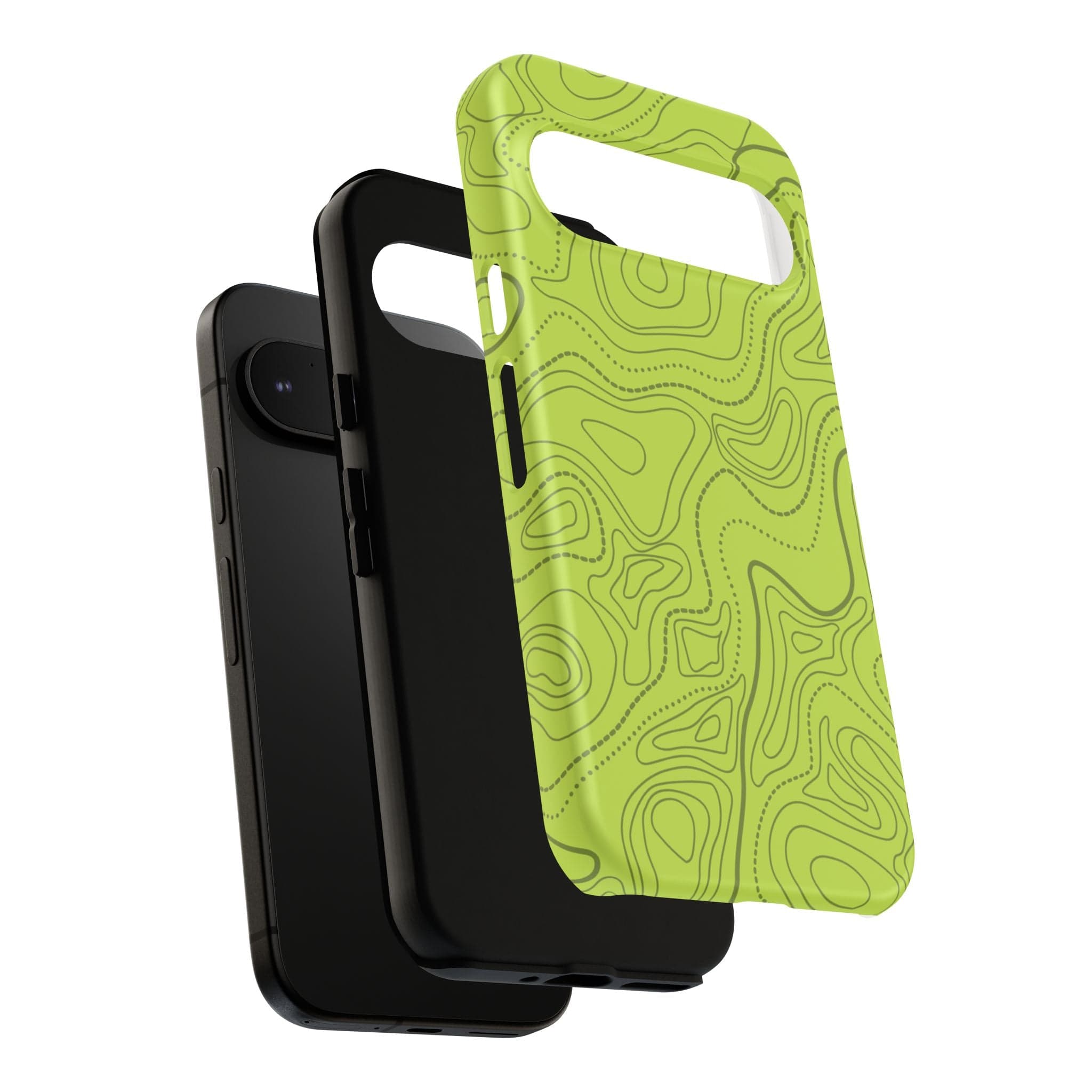 Signal Green Topo Tough Android Case