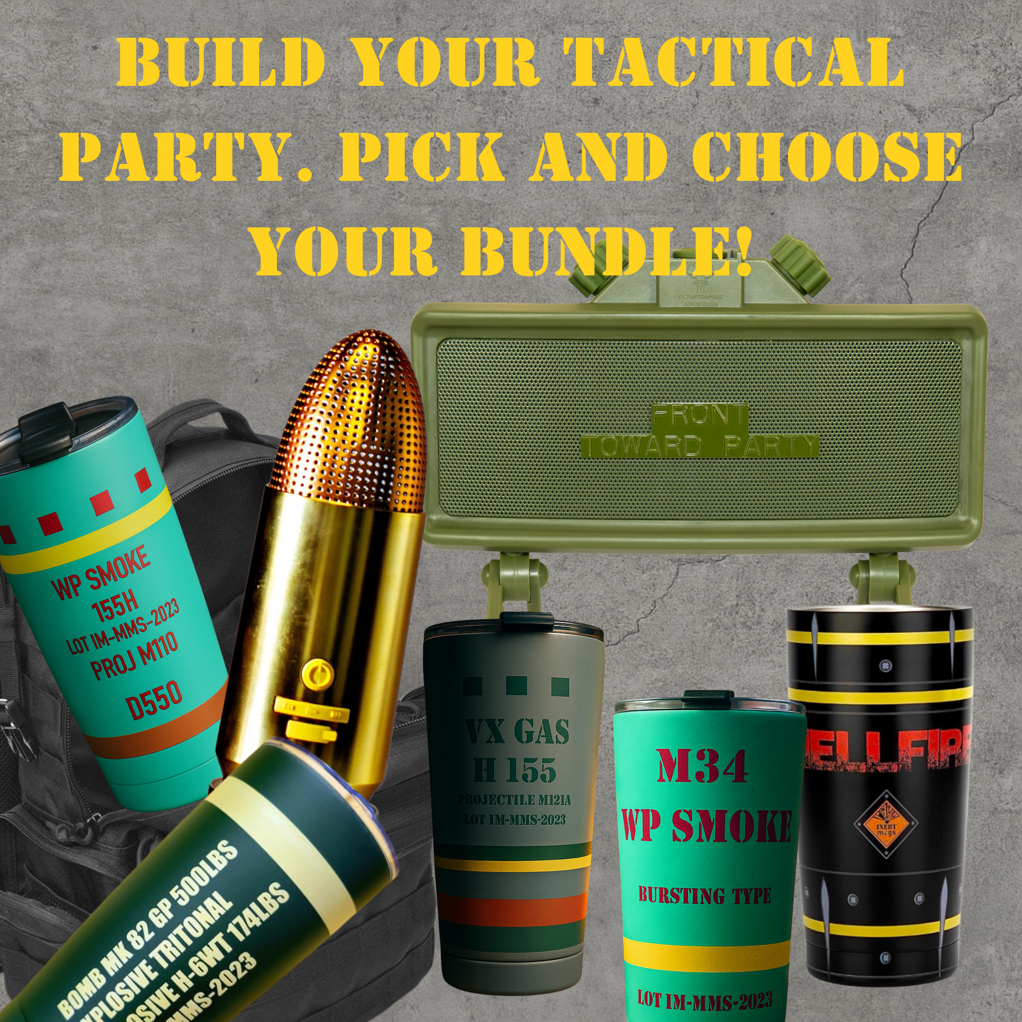 Build your Tactical Party Loadout!