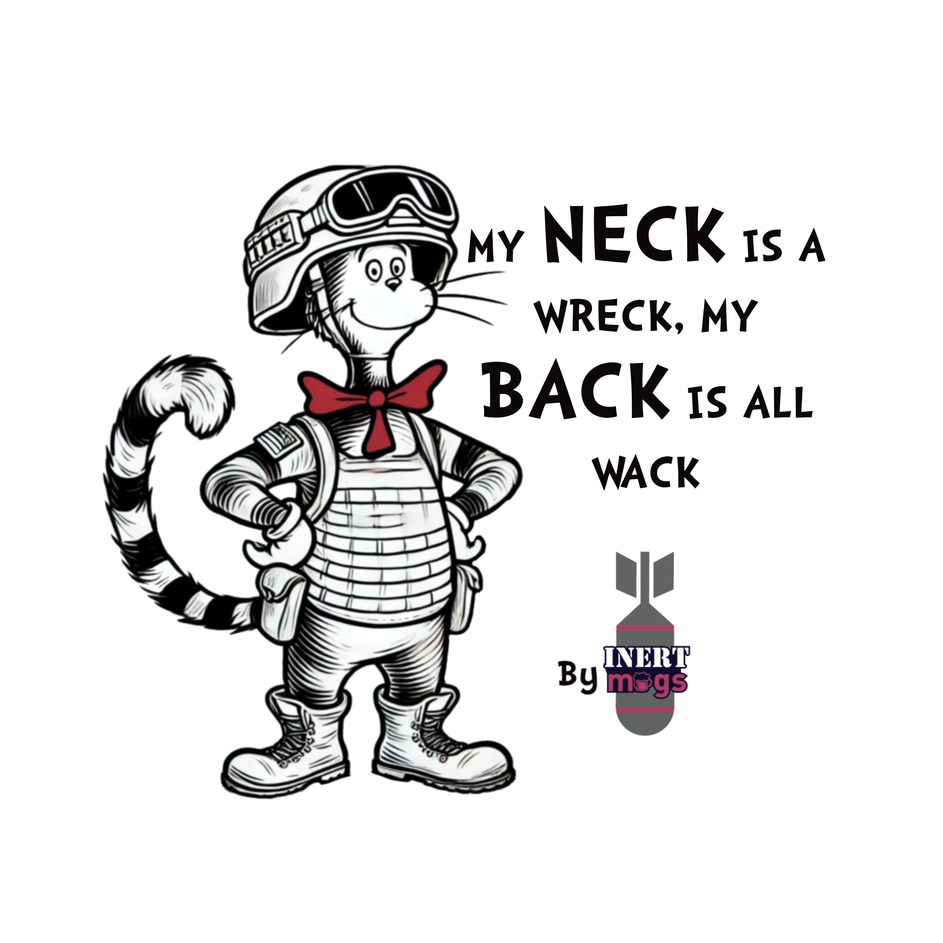 My Neck is a Wreck T-Shirt - The Battle Scarred Bedtime Story!