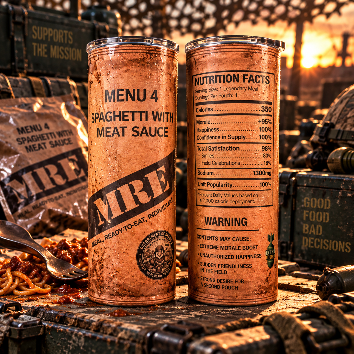 20oz MRE Spaghetti and Meat Sauce