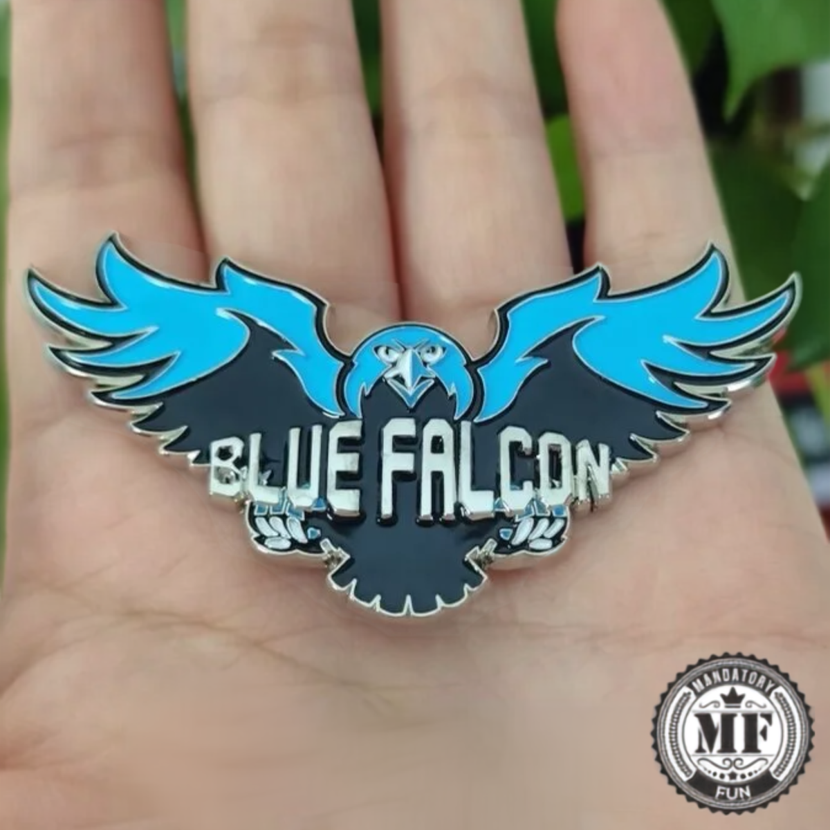 Blue Falcon Badge