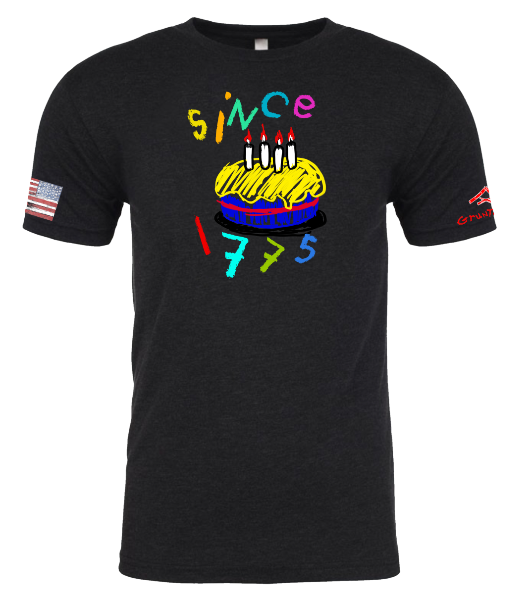 CRAYON BDAY Since 1775 (OD OR CHARCOAL GRAY)