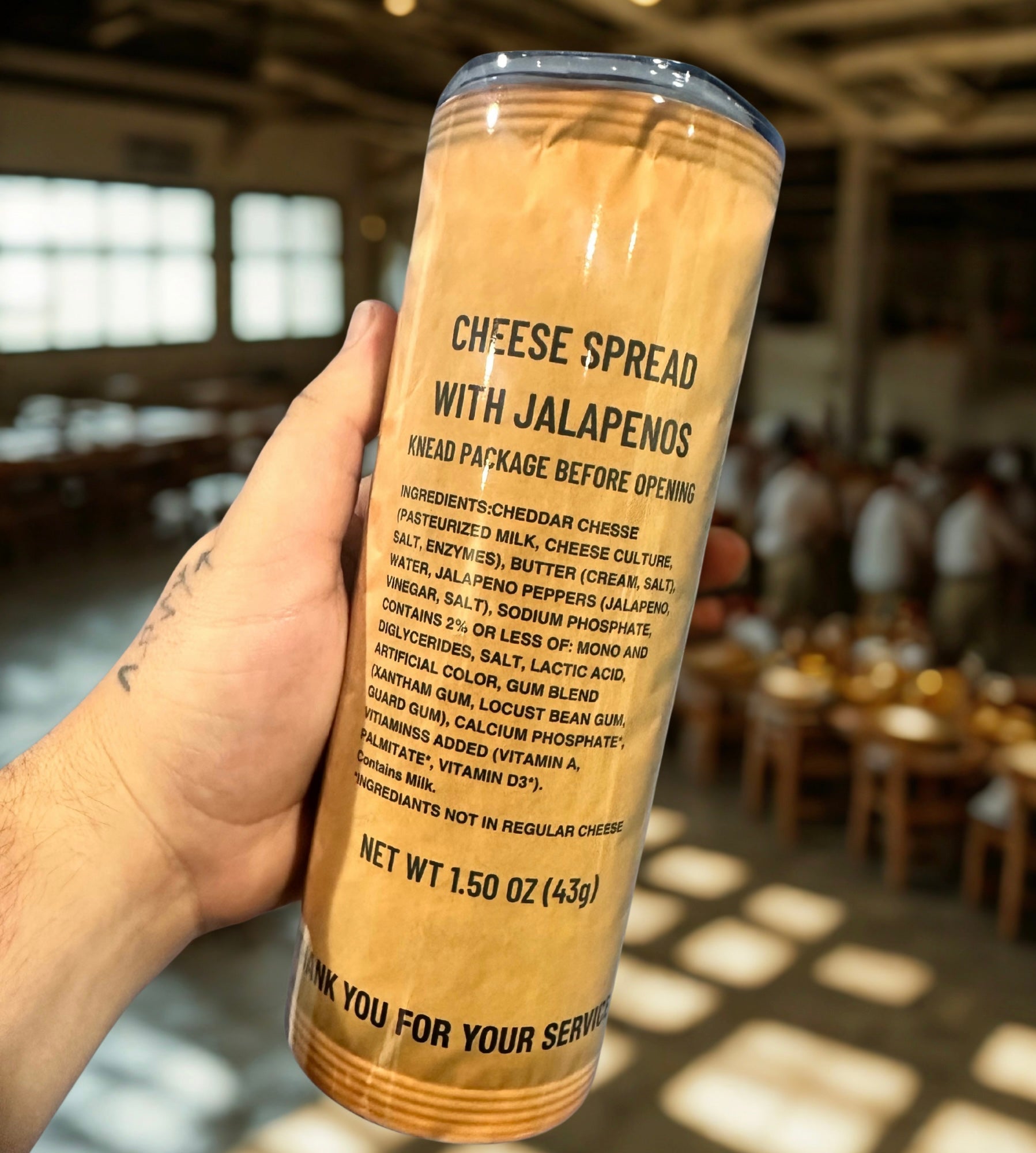 20oz MRE Jalapeño Cheese Spread Tumbler