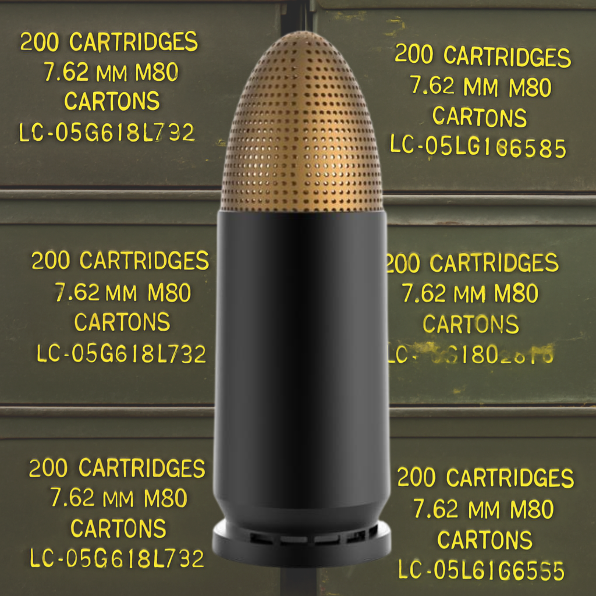9mm Bullet Portable Bluetooth Speaker (Black)