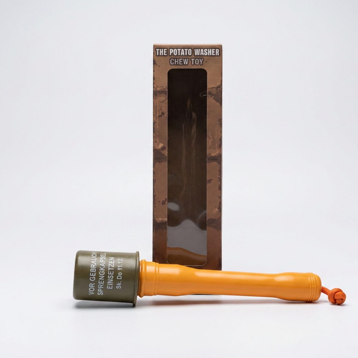 The Potato Masher Rubber Dog Chew Toy