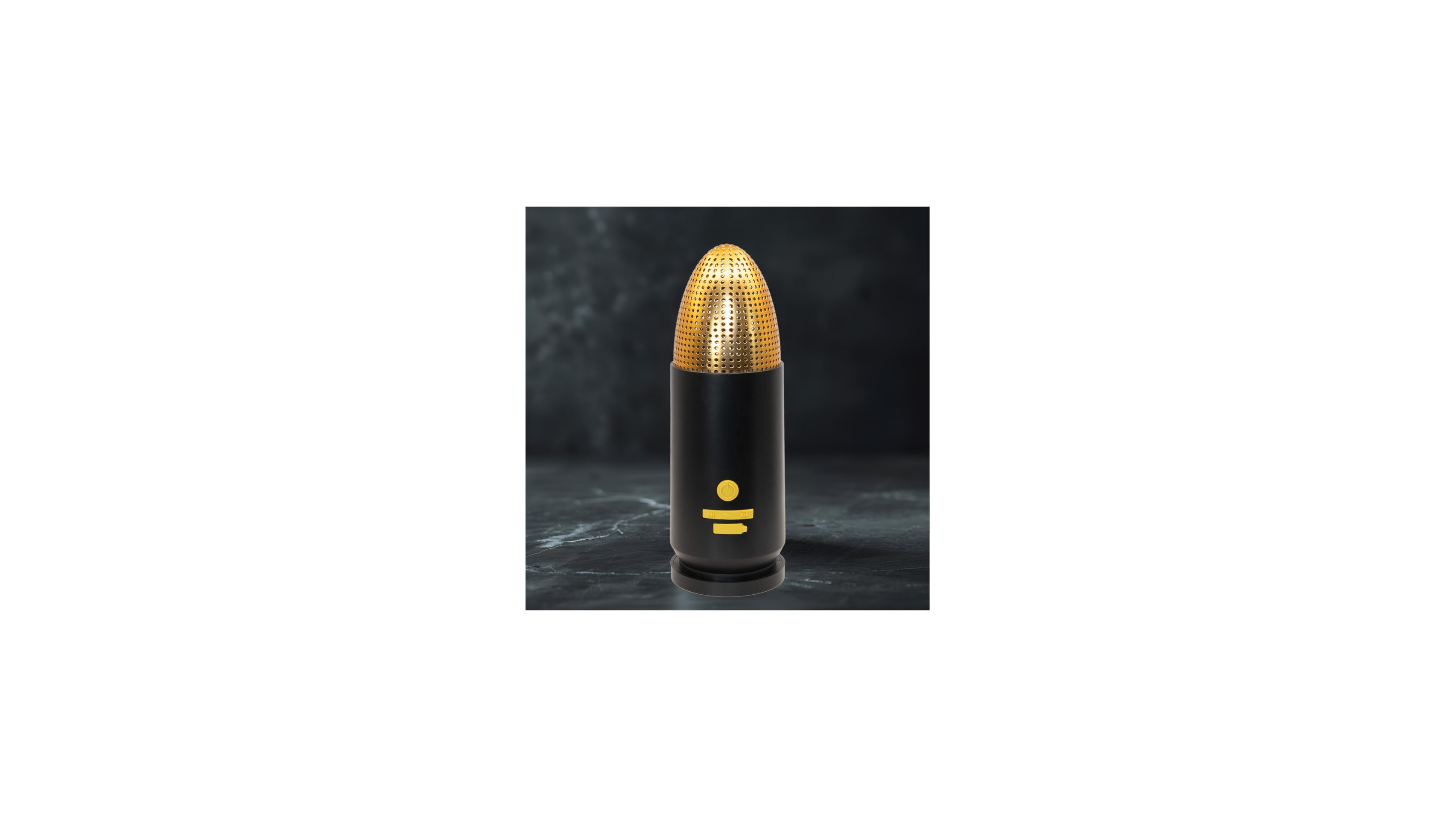 9mm Bullet Portable Bluetooth Speaker (Black)