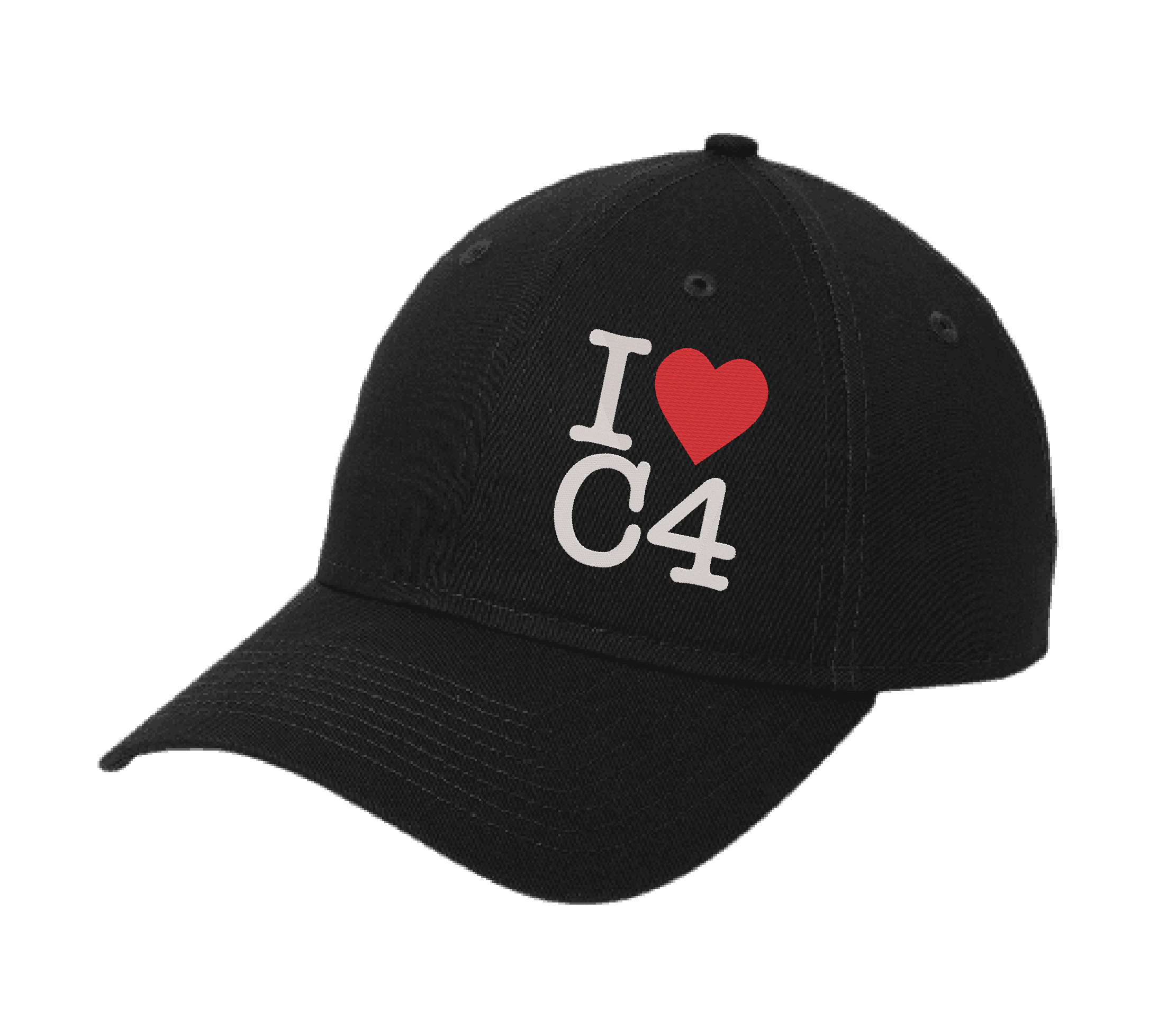 I LOVE C4 Embroidered Hat | Multicam/BDU Camo Hat | Trucker/Flat Bill/Curved Bill/Dad Hat | Lots of Styles