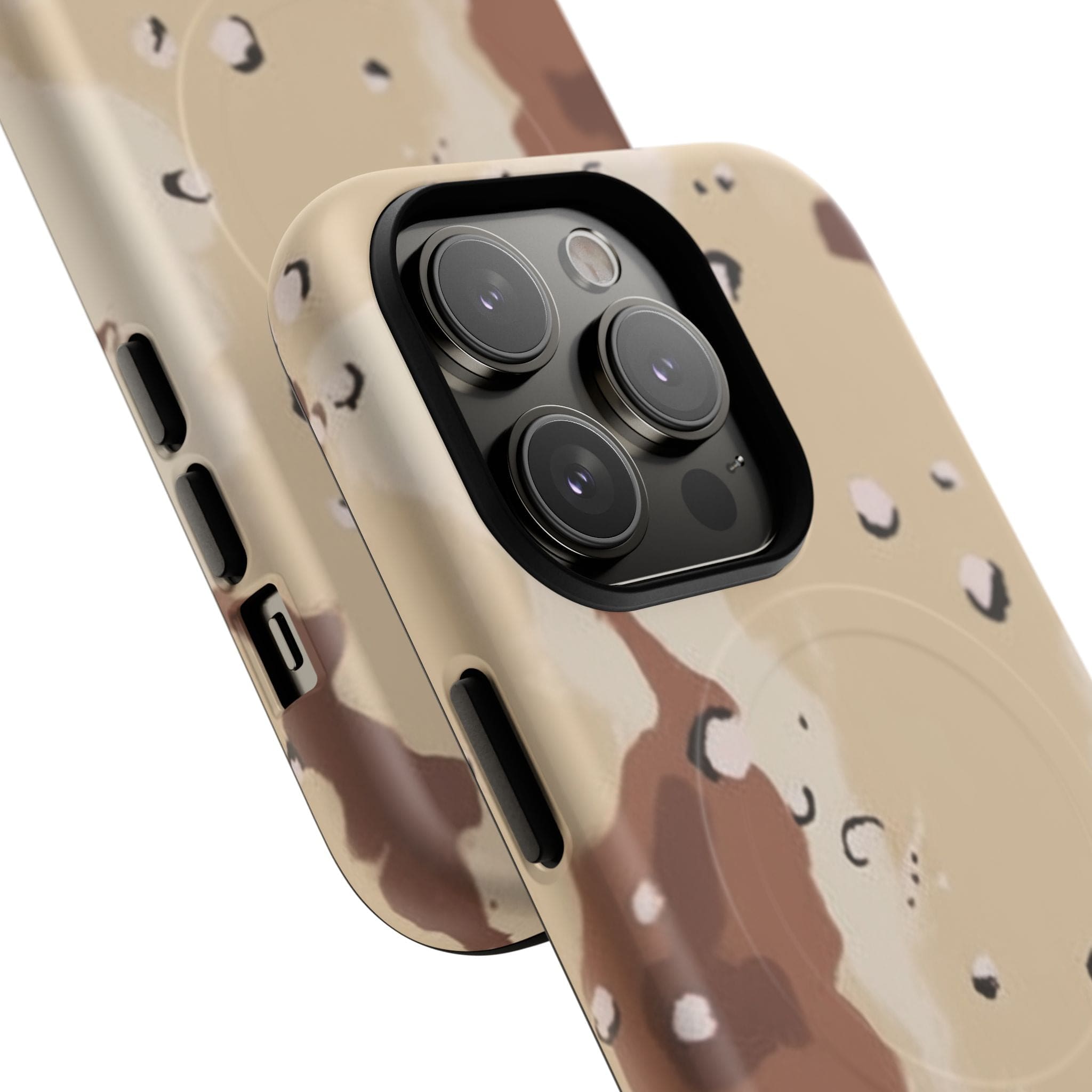 Chocolate Chip Camo Tough Magnetic iPhone Case