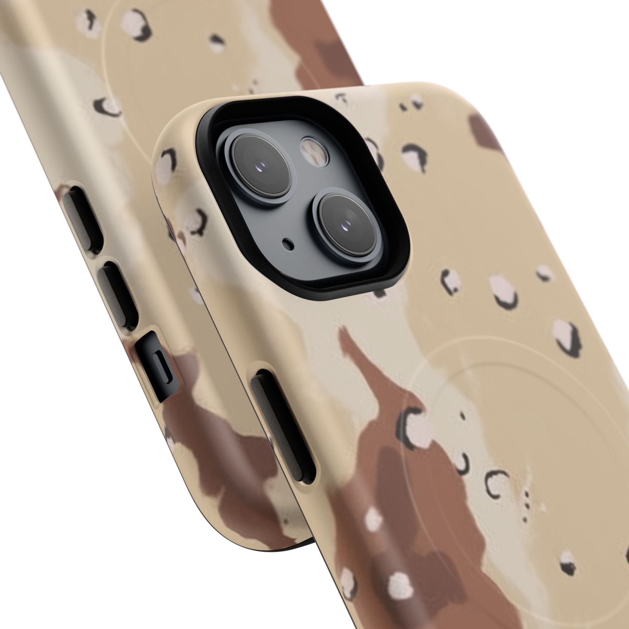 Chocolate Chip Camo Tough Magnetic iPhone Case