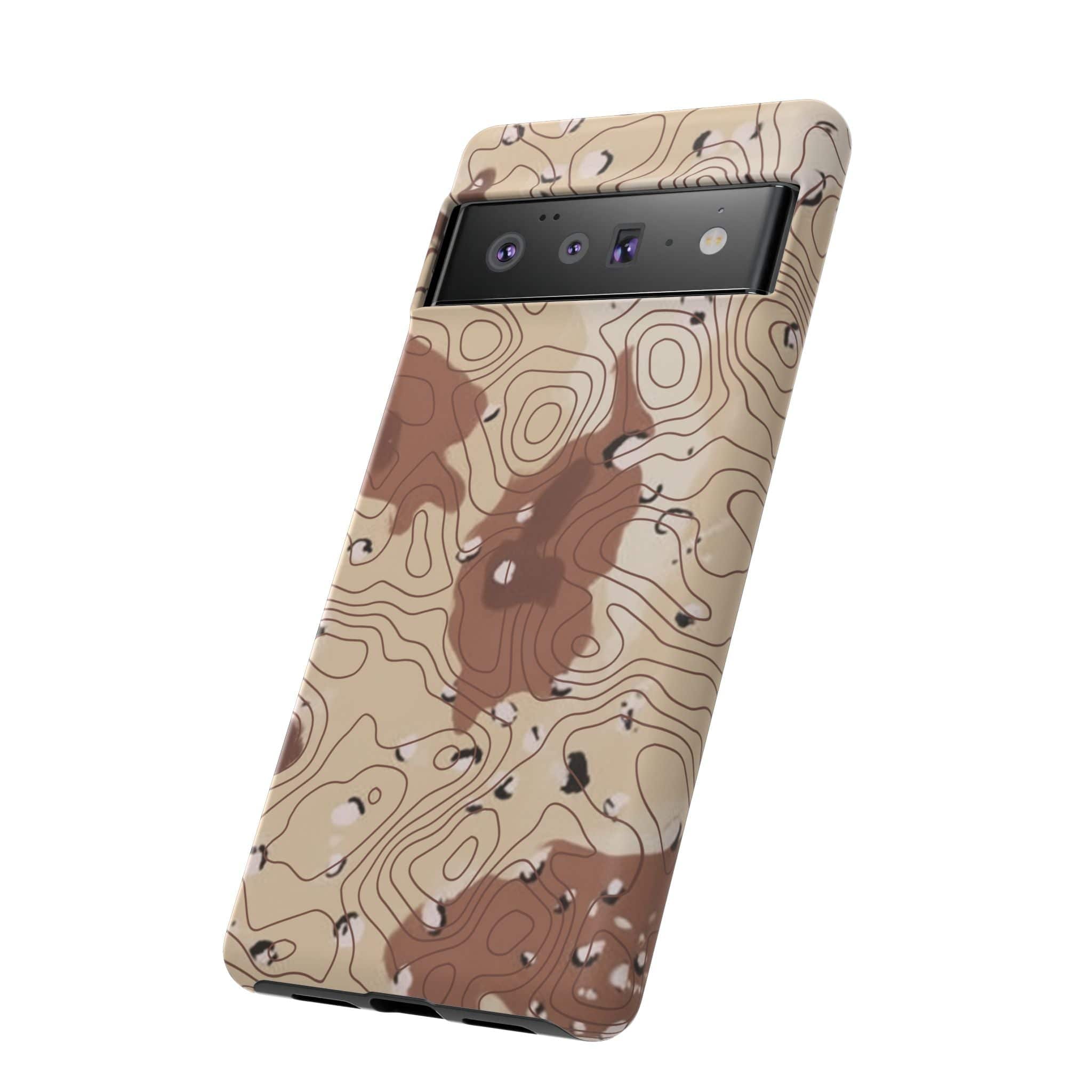 Chocolate Chip Topo Tough Android Case