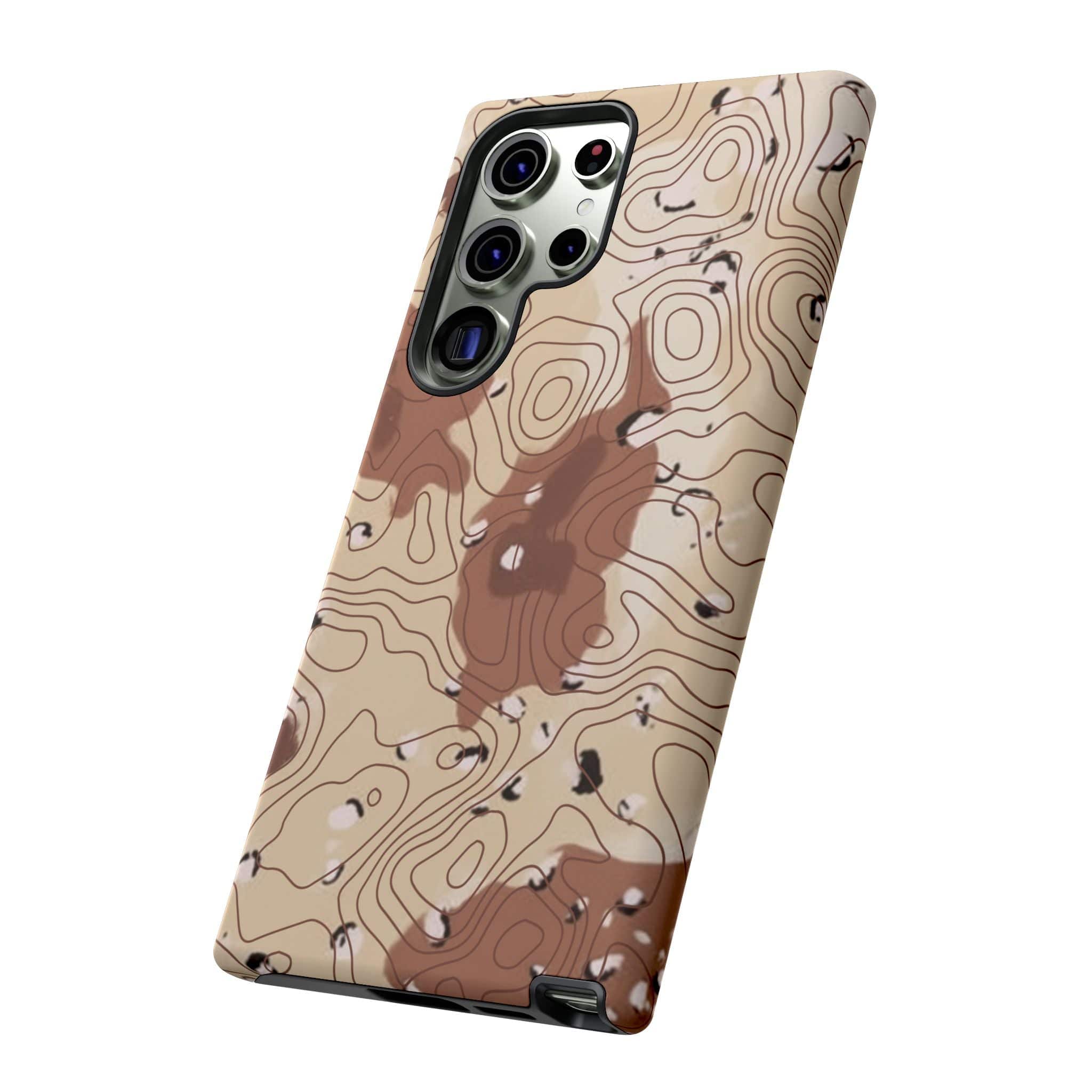 Chocolate Chip Topo Tough Android Case