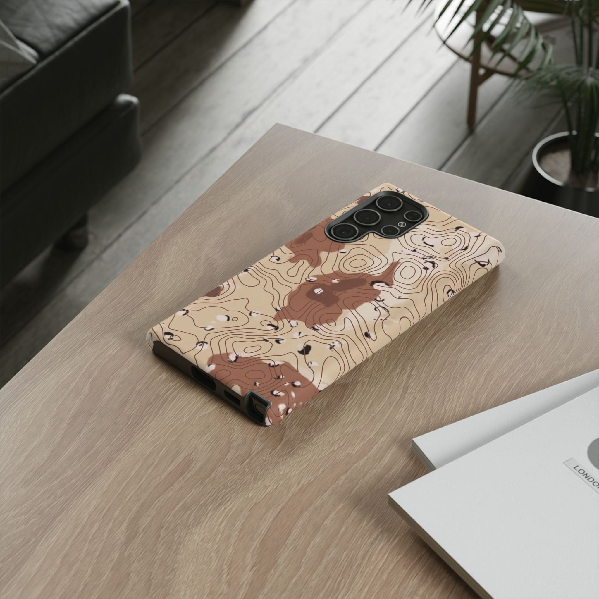 Chocolate Chip Topo Tough Android Case