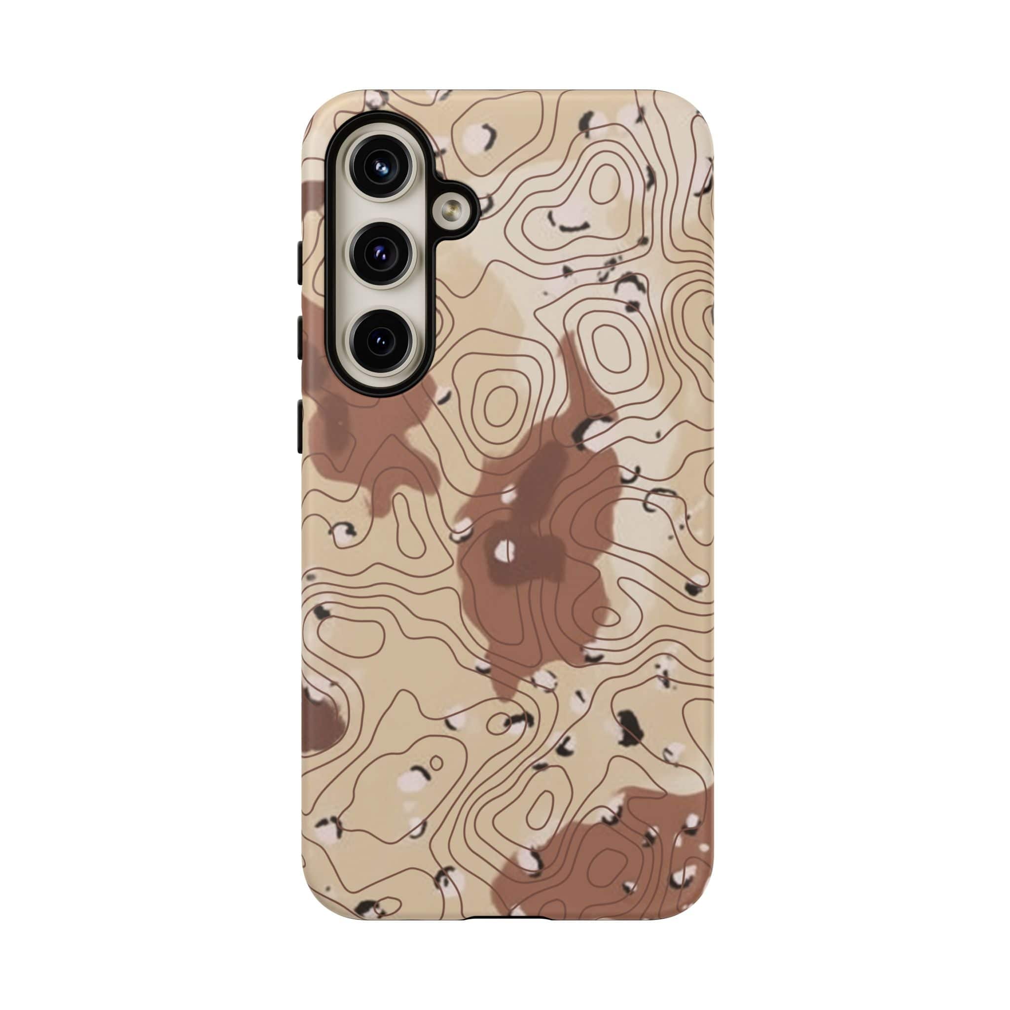 Chocolate Chip Topo Tough Android Case