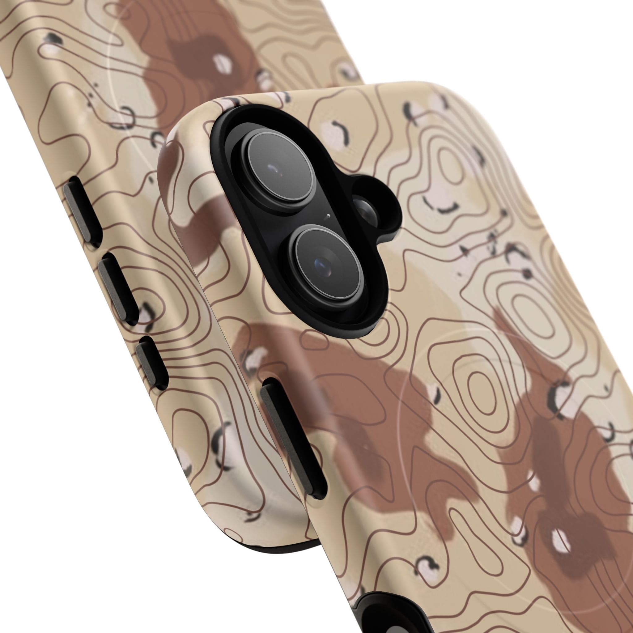 Chocolate Chip Topo Tough Magnetic iPhone Case