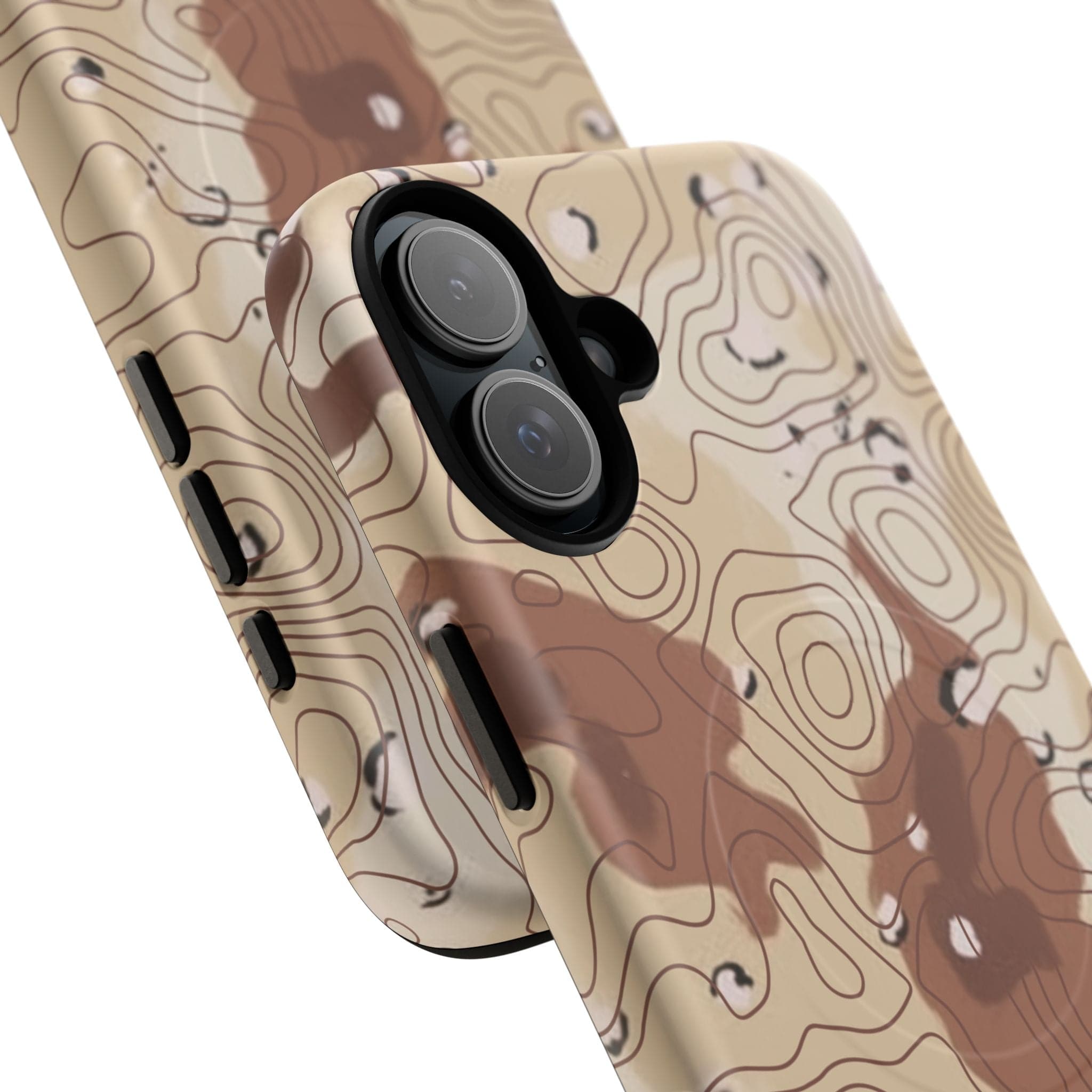 Chocolate Chip Topo Tough Magnetic iPhone Case