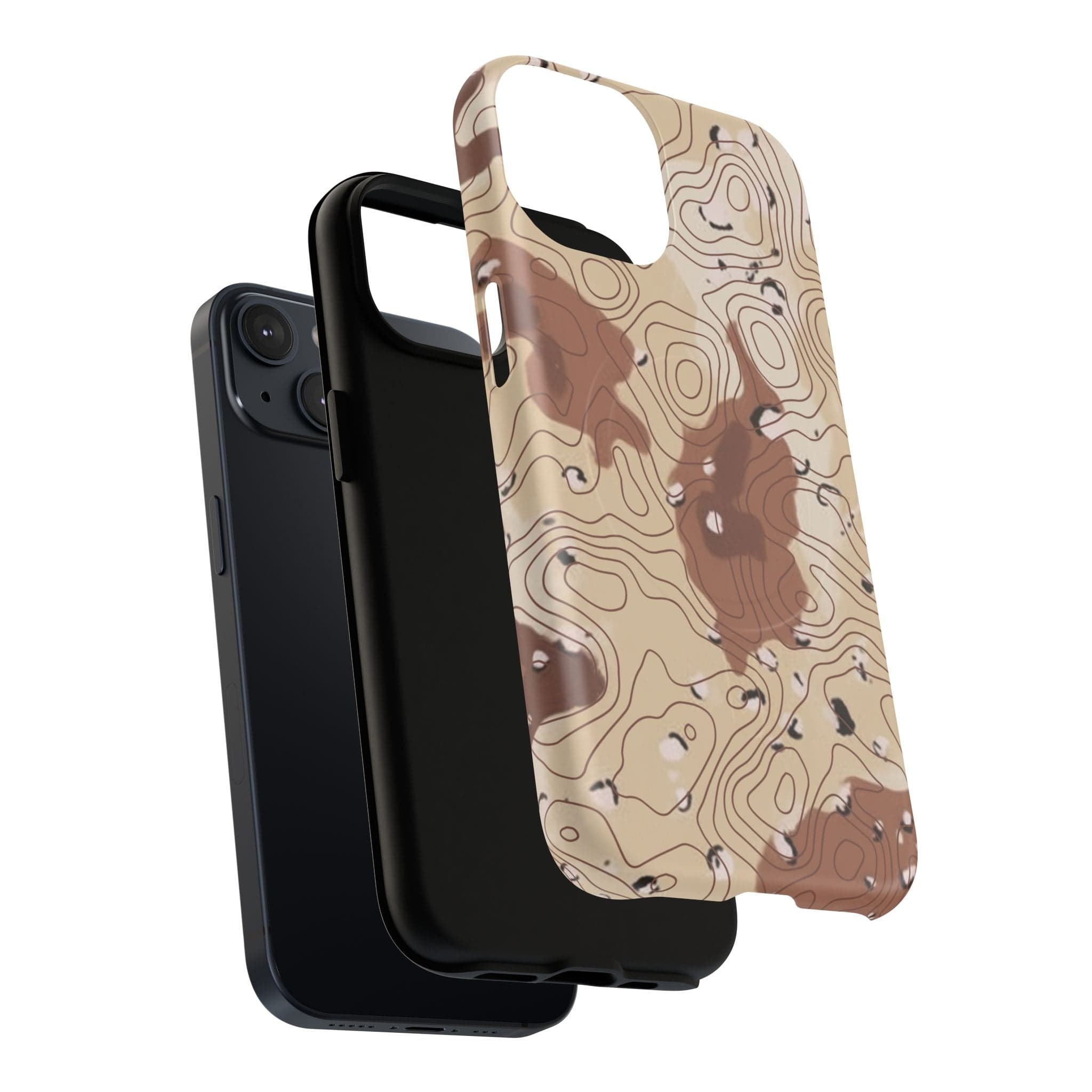 Chocolate Chip Topo Tough Magnetic iPhone Case