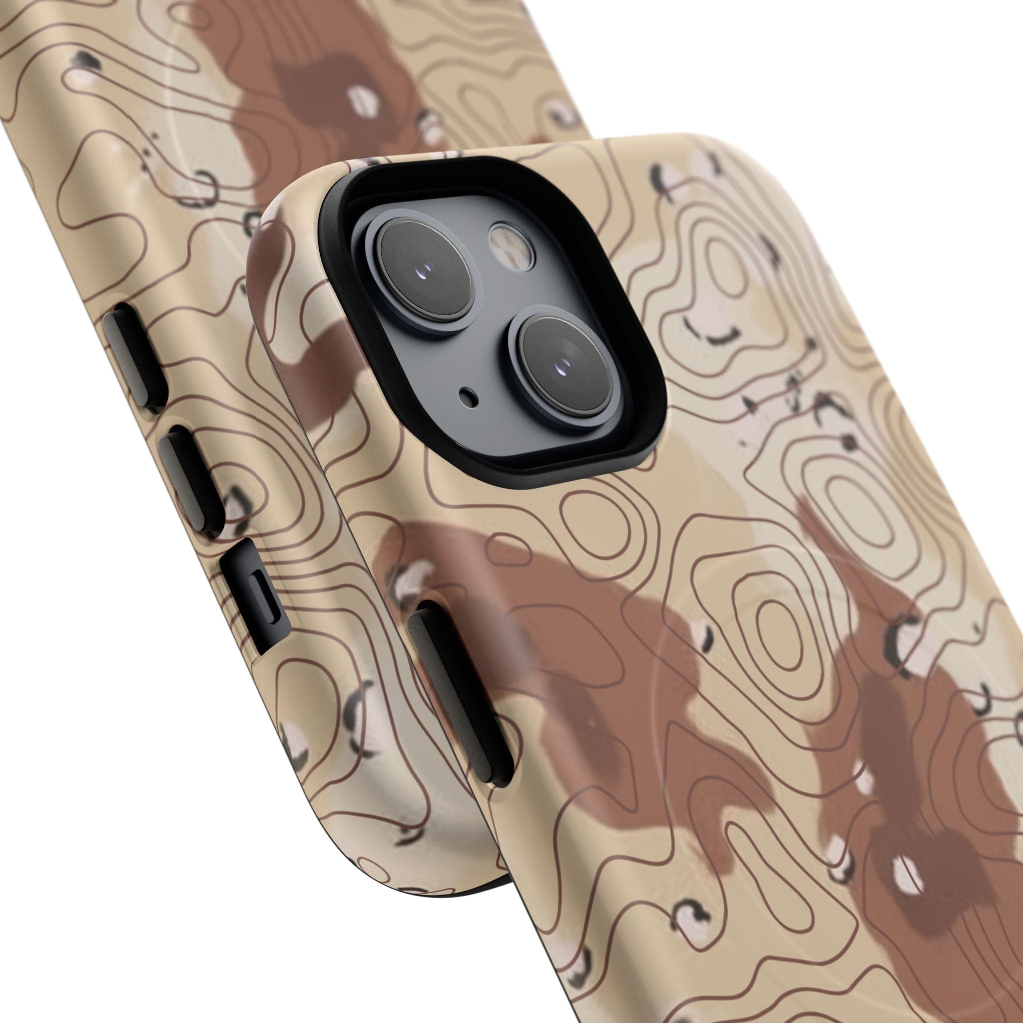 Chocolate Chip Topo Tough Magnetic iPhone Case