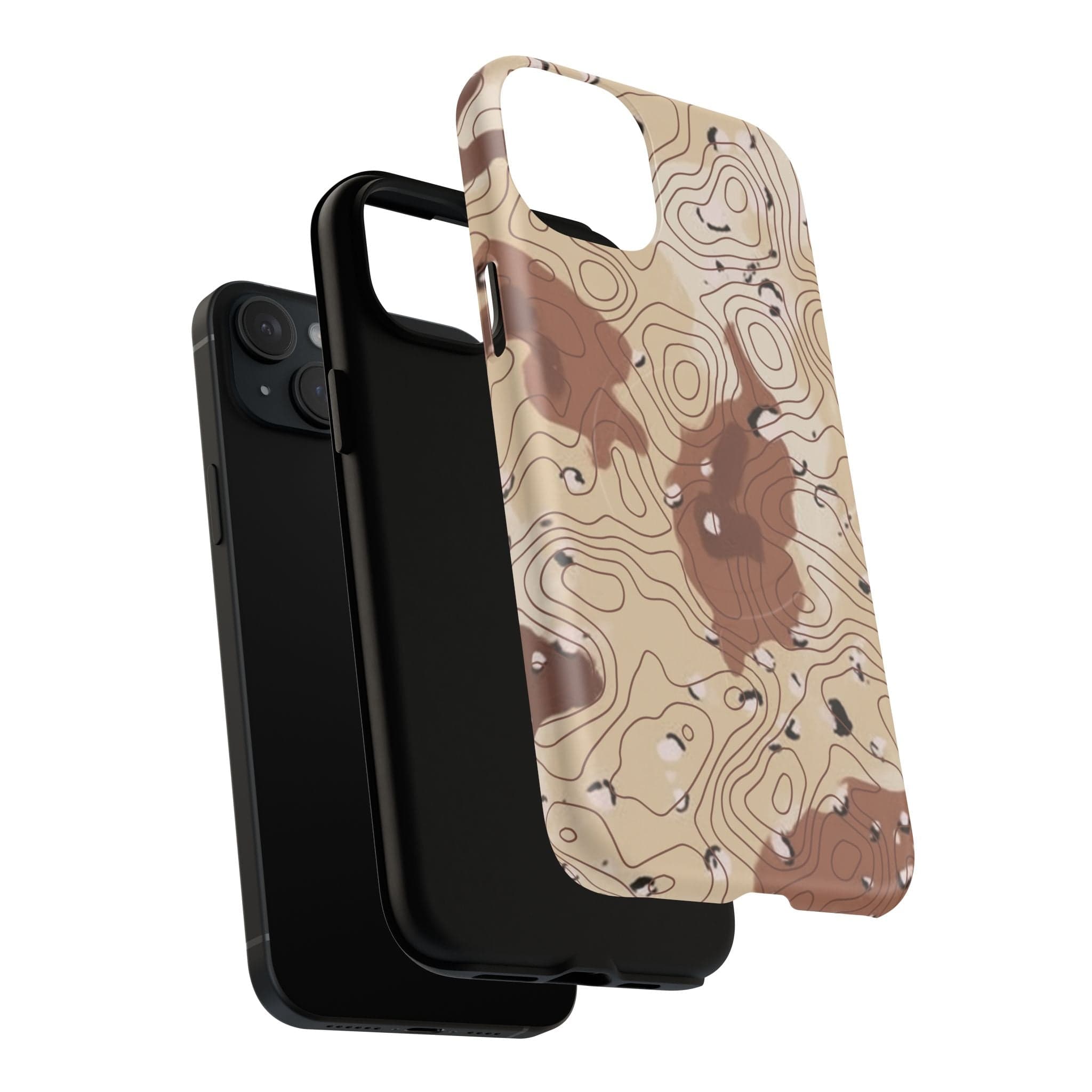 Chocolate Chip Topo Tough Magnetic iPhone Case