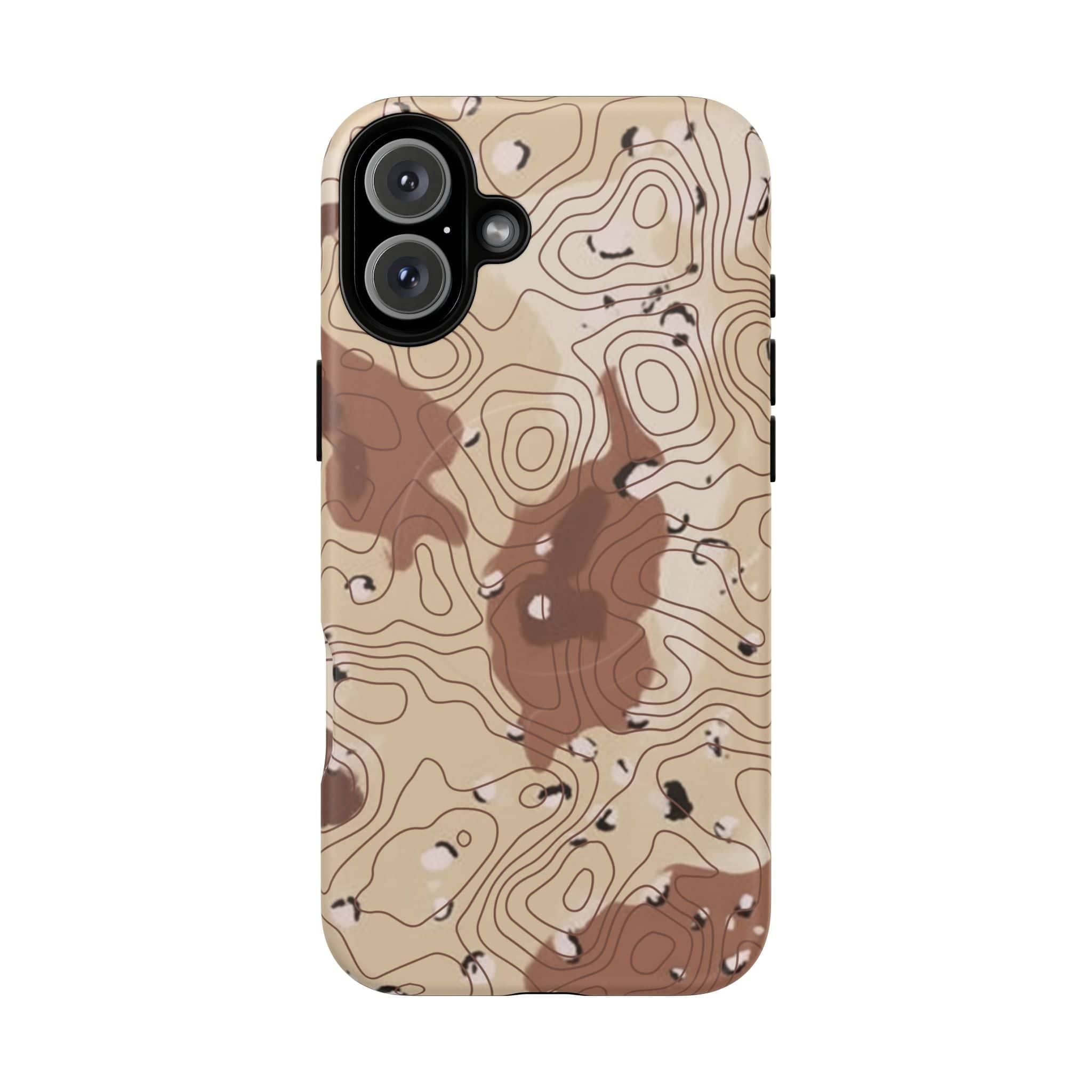 Chocolate Chip Topo Tough Magnetic iPhone Case