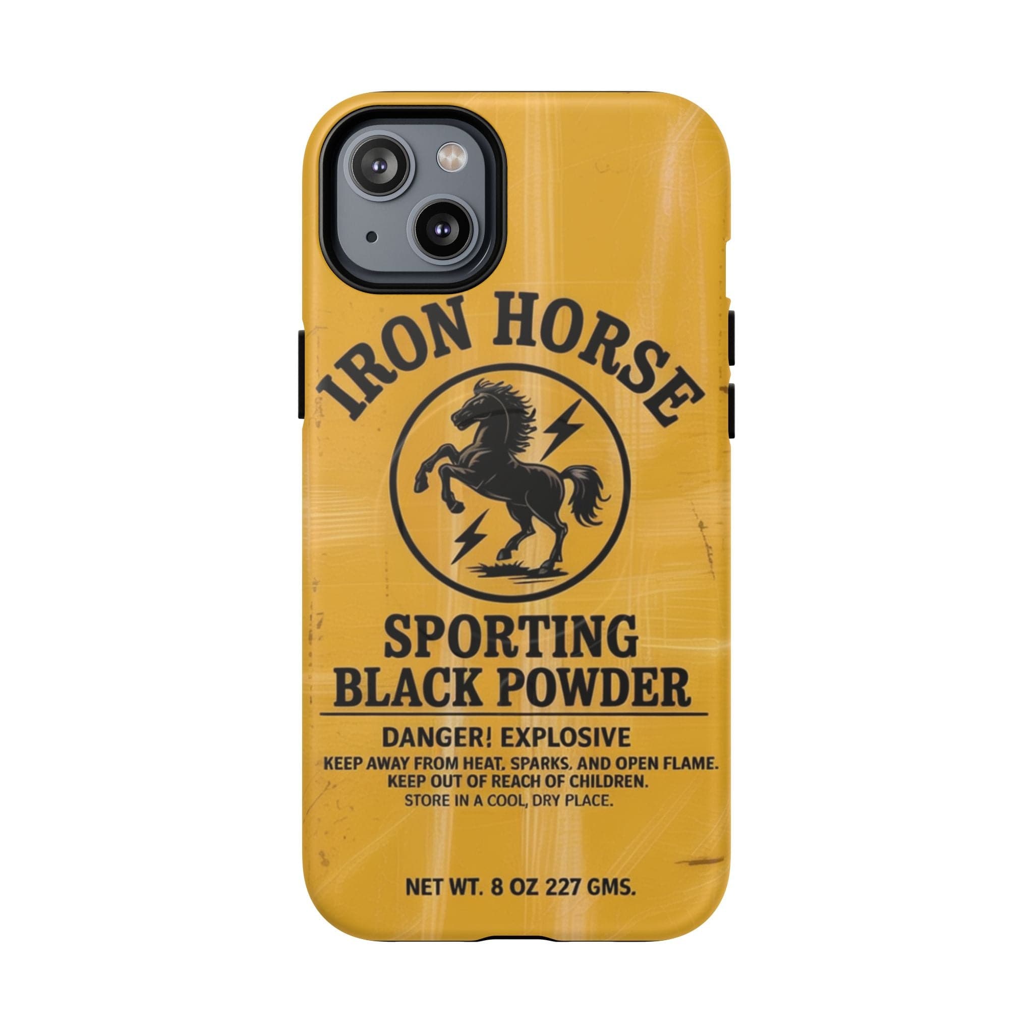 Iron Horse Black Powder Tough Magnetic iPhone Case