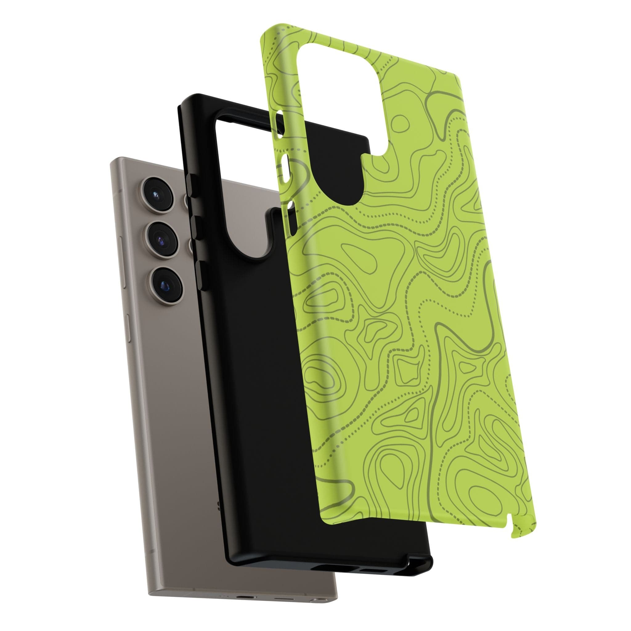 Signal Green Topo Tough Android Case