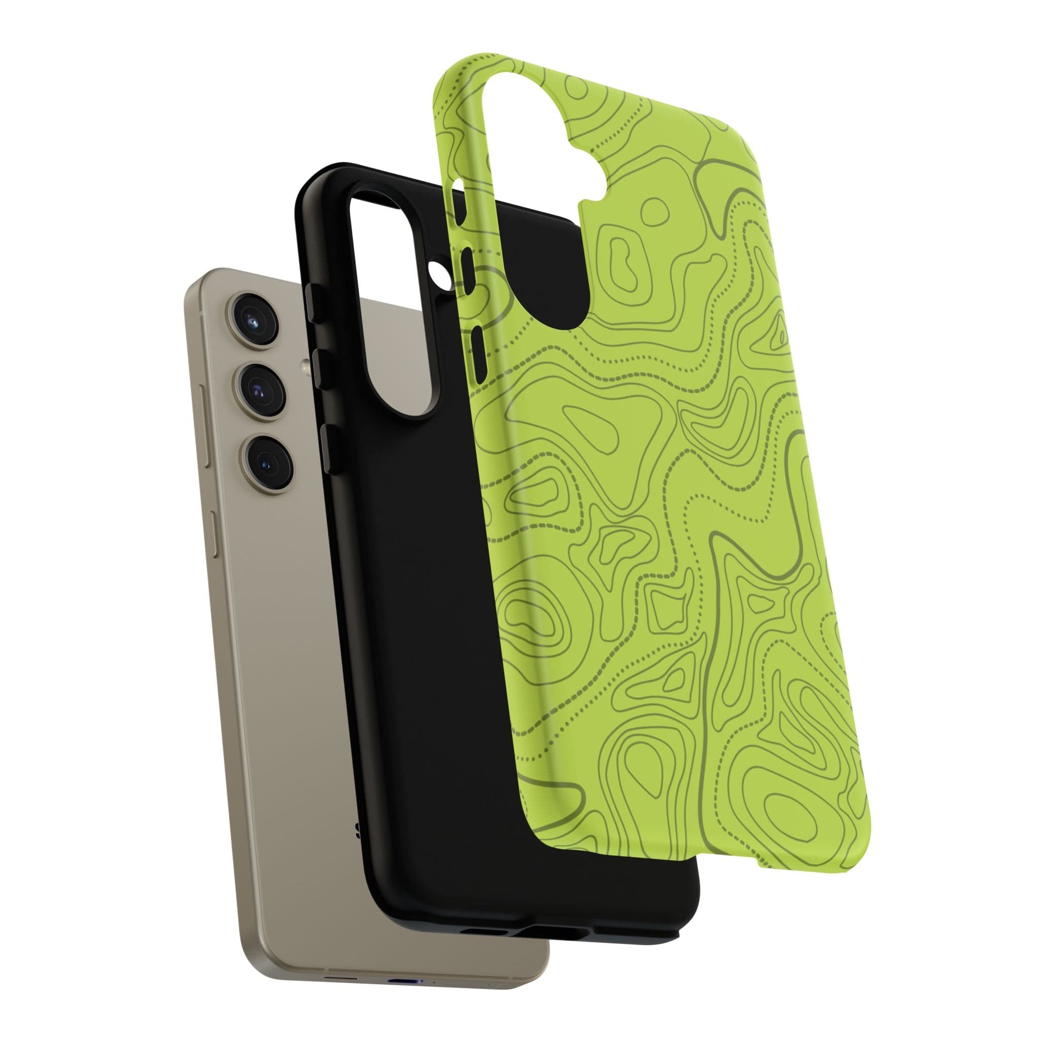 Signal Green Topo Tough Android Case