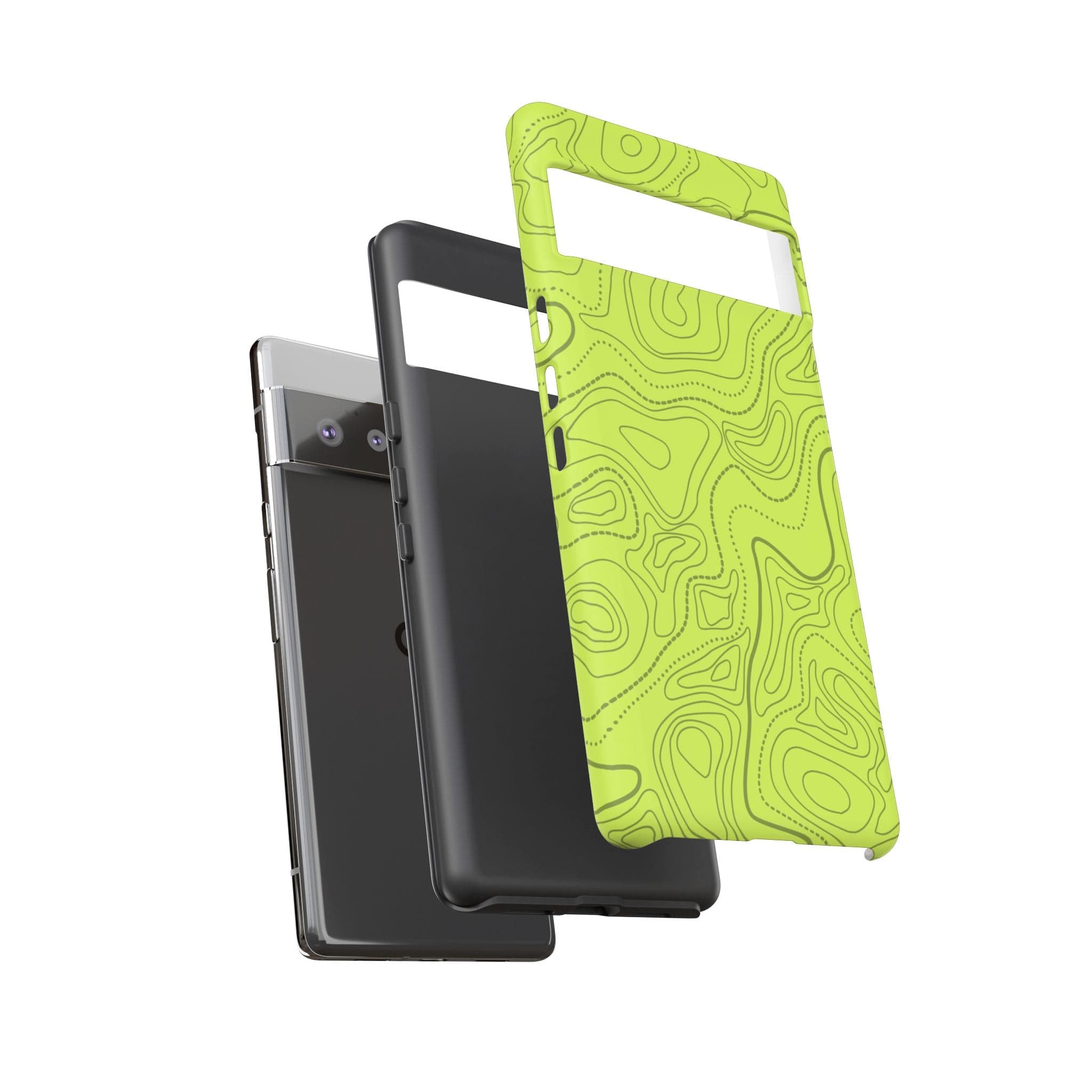Signal Green Topo Tough Android Case