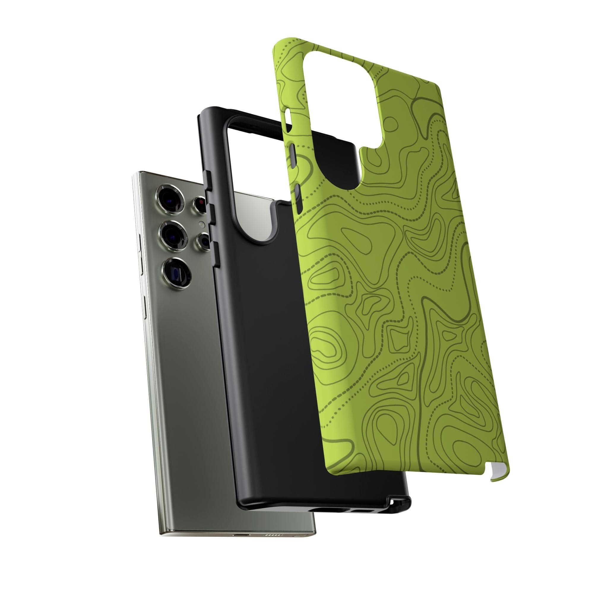 Signal Green Topo Tough Android Case