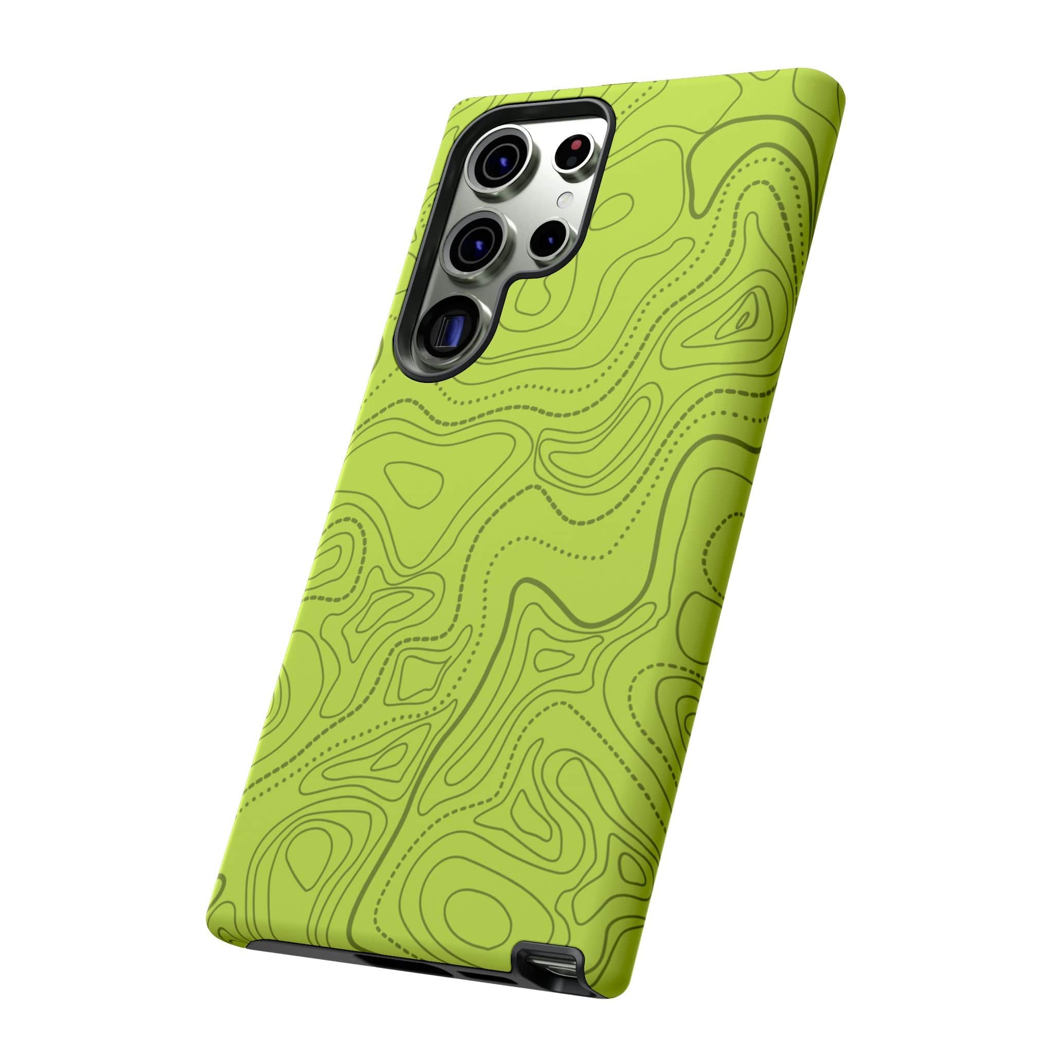 Signal Green Topo Tough Android Case
