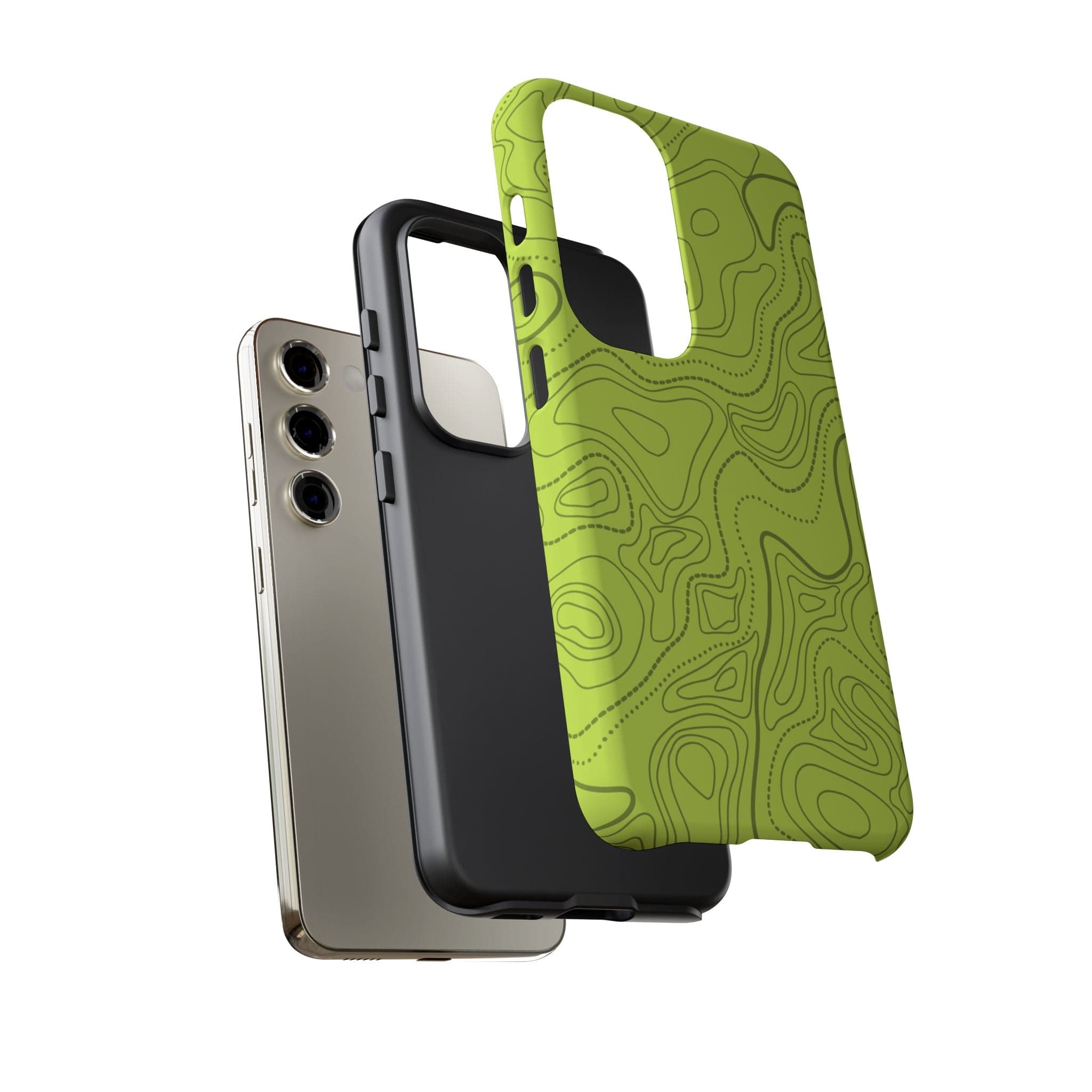 Signal Green Topo Tough Android Case