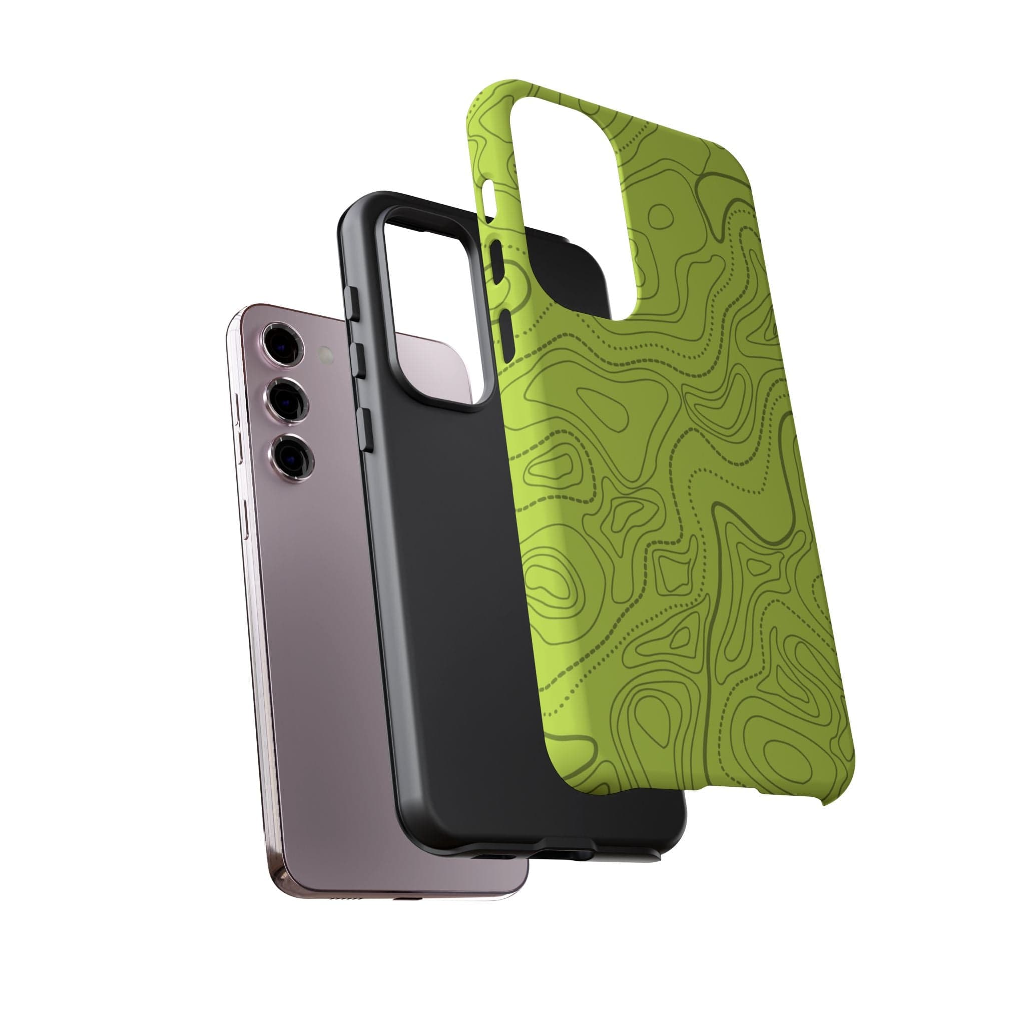 Signal Green Topo Tough Android Case