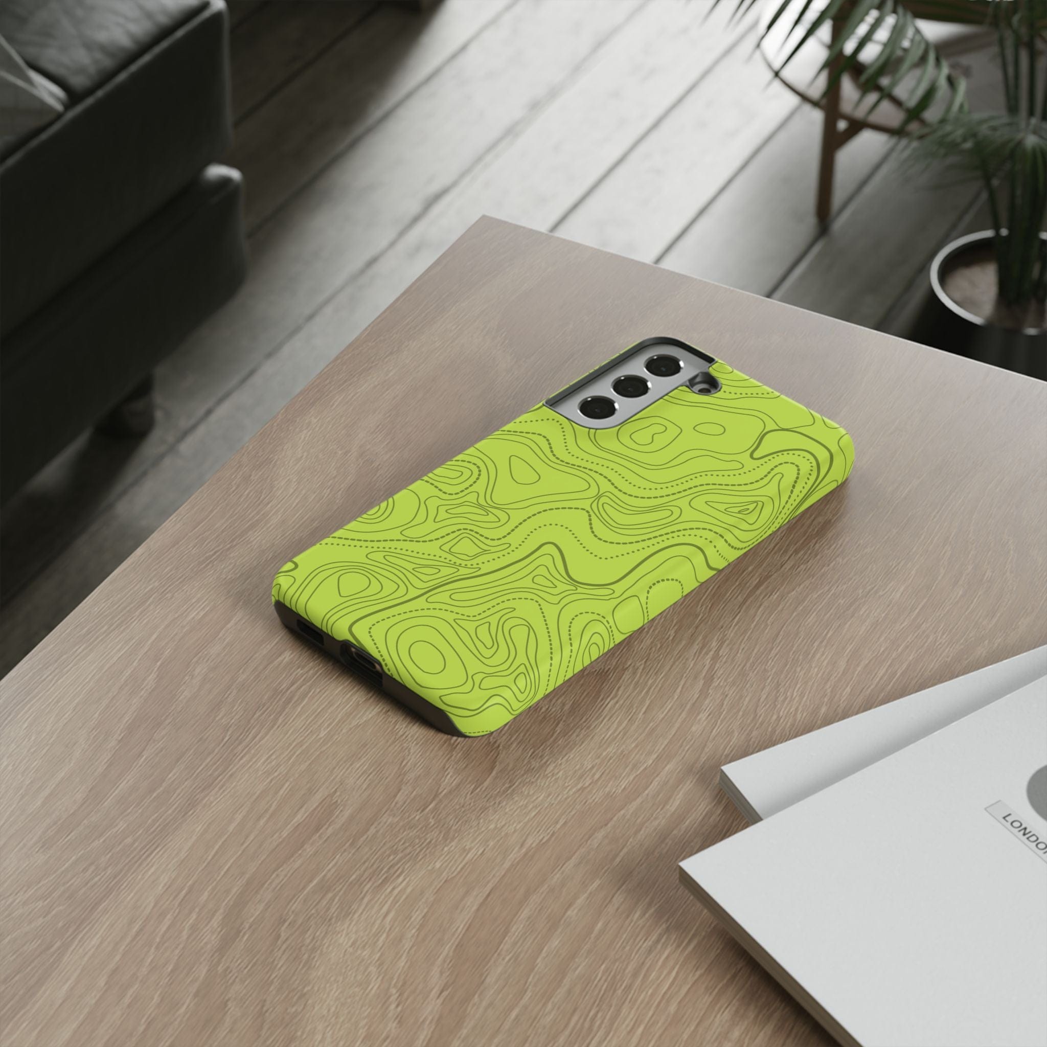 Signal Green Topo Tough Android Case