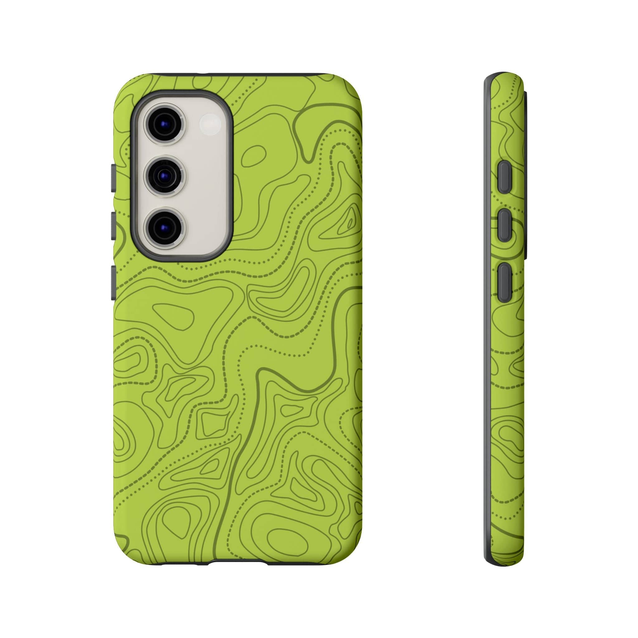 Signal Green Topo Tough Android Case