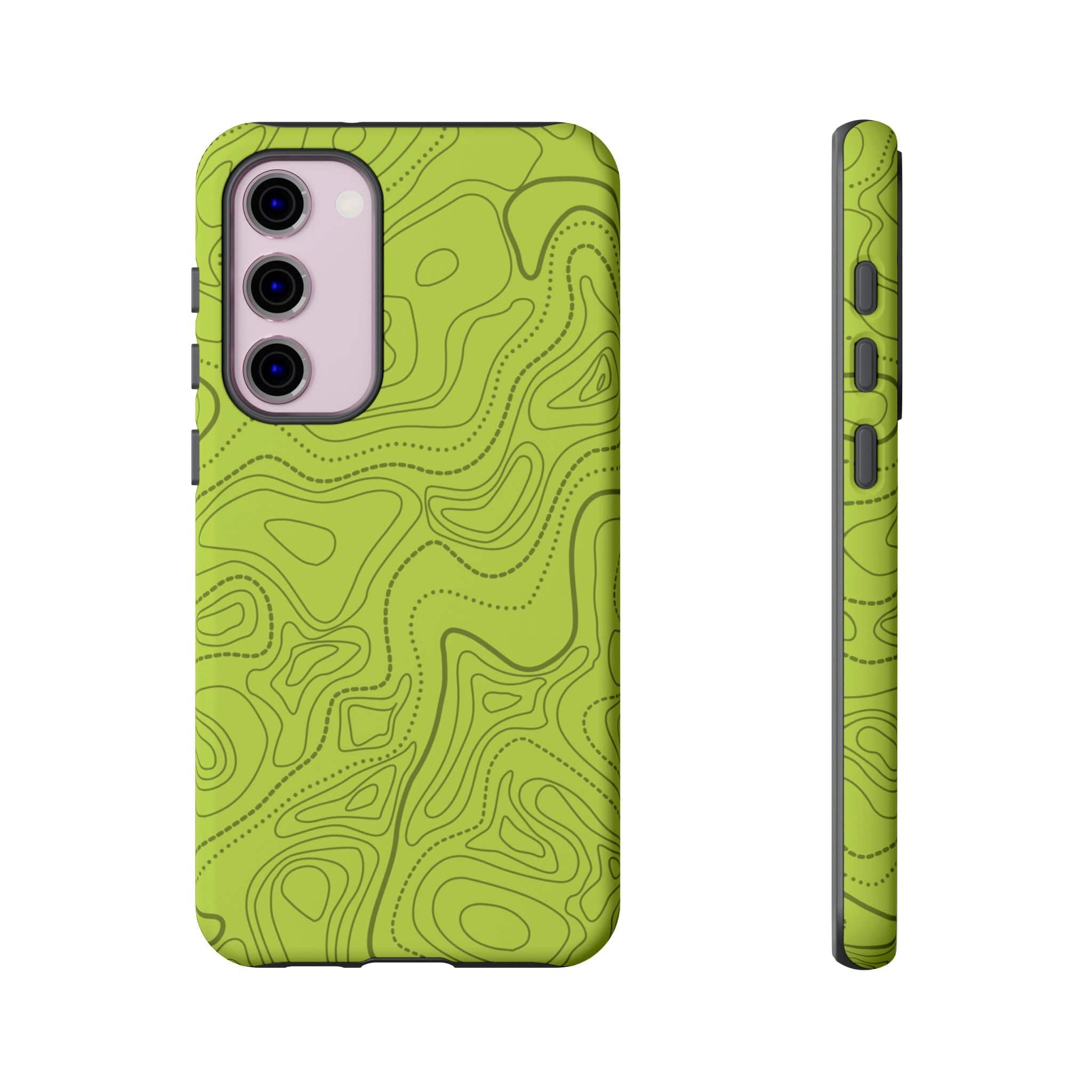 Signal Green Topo Tough Android Case