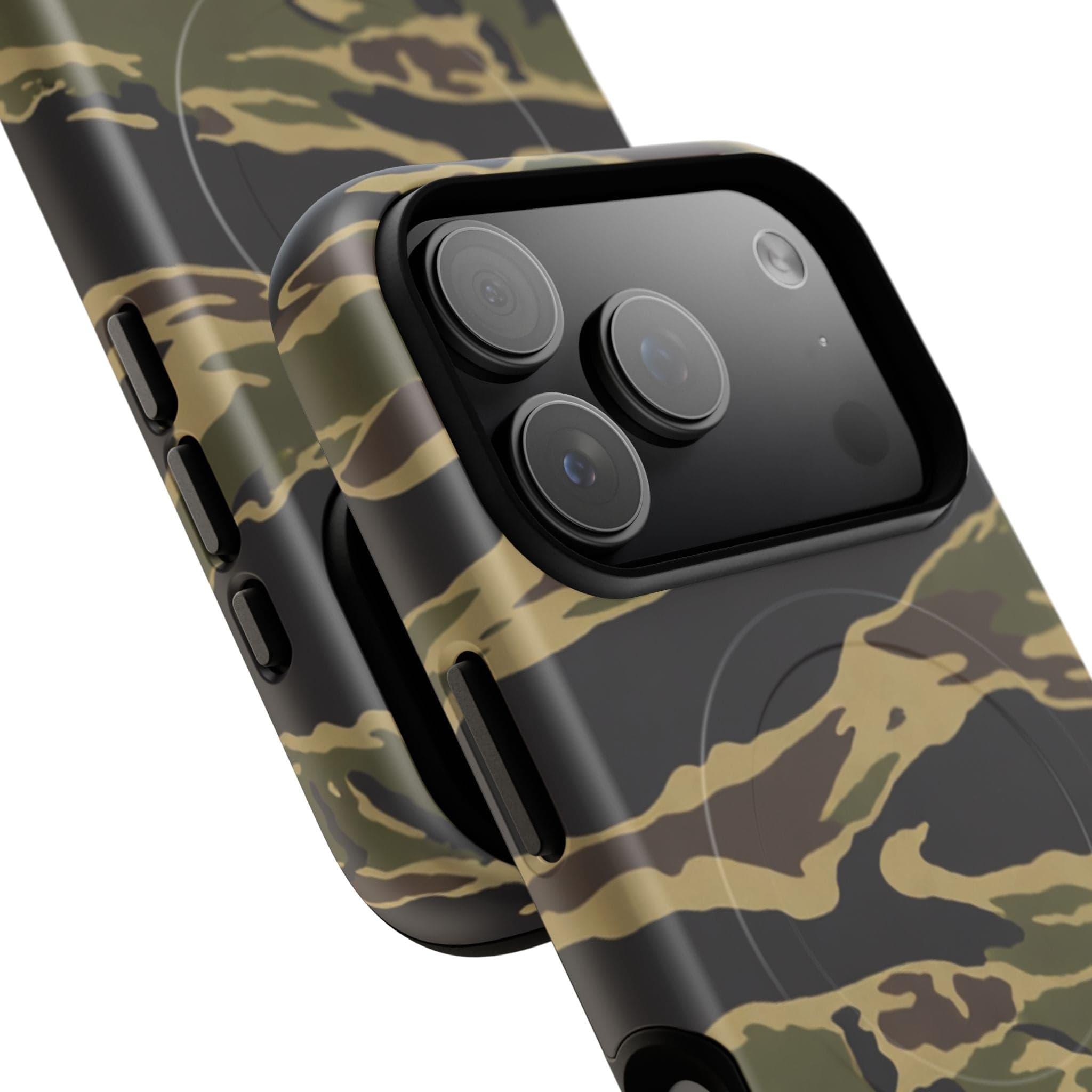 Tiger Stripe Camo Tough Magnetic iPhone Case