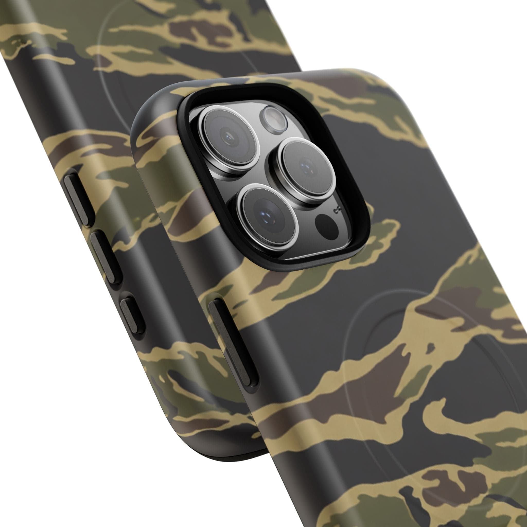 Tiger Stripe Camo Tough Magnetic iPhone Case