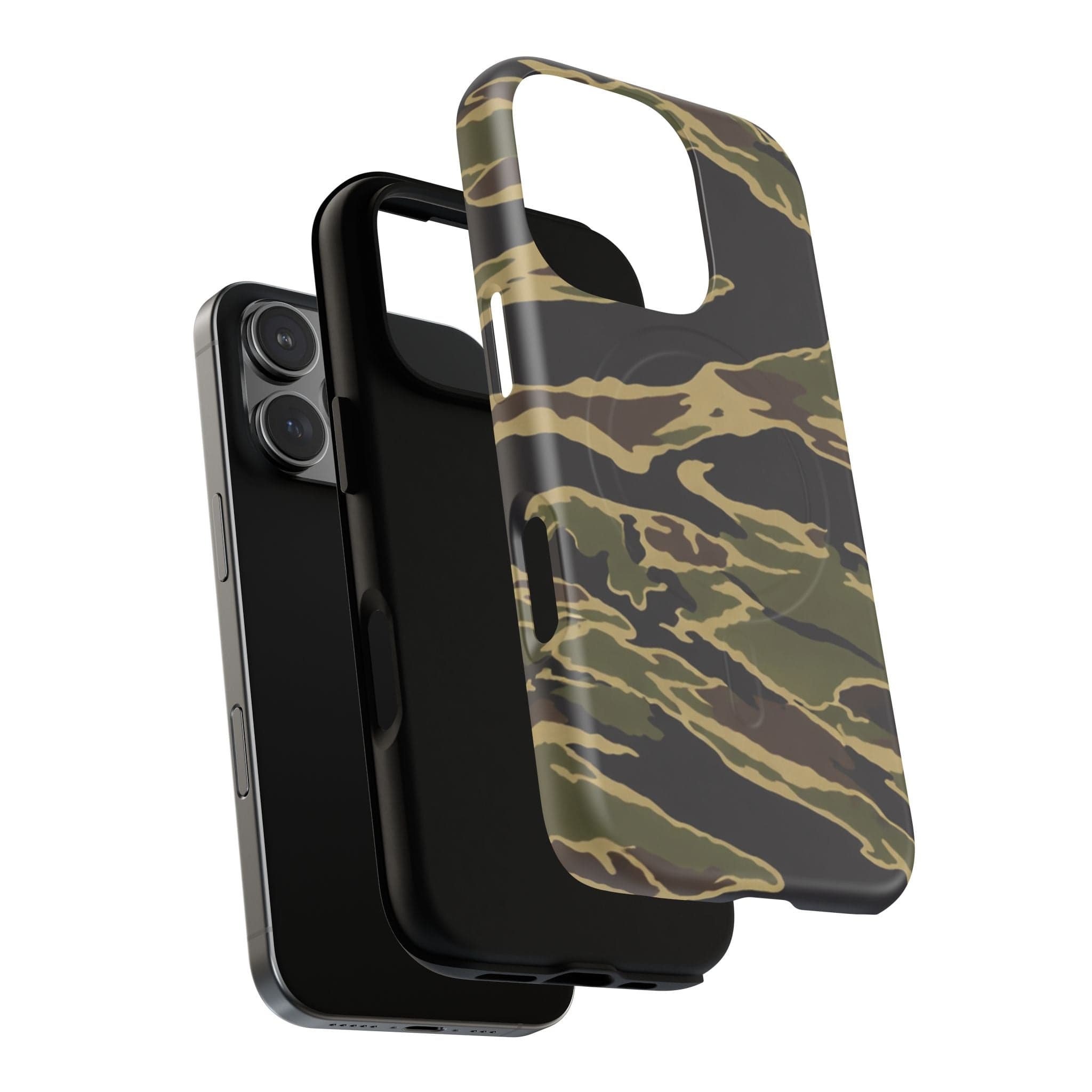 Tiger Stripe Camo Tough Magnetic iPhone Case