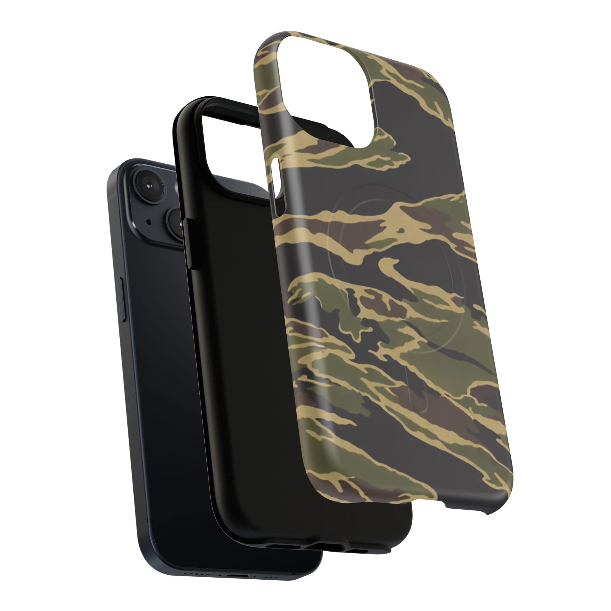 Tiger Stripe Camo Tough Magnetic iPhone Case