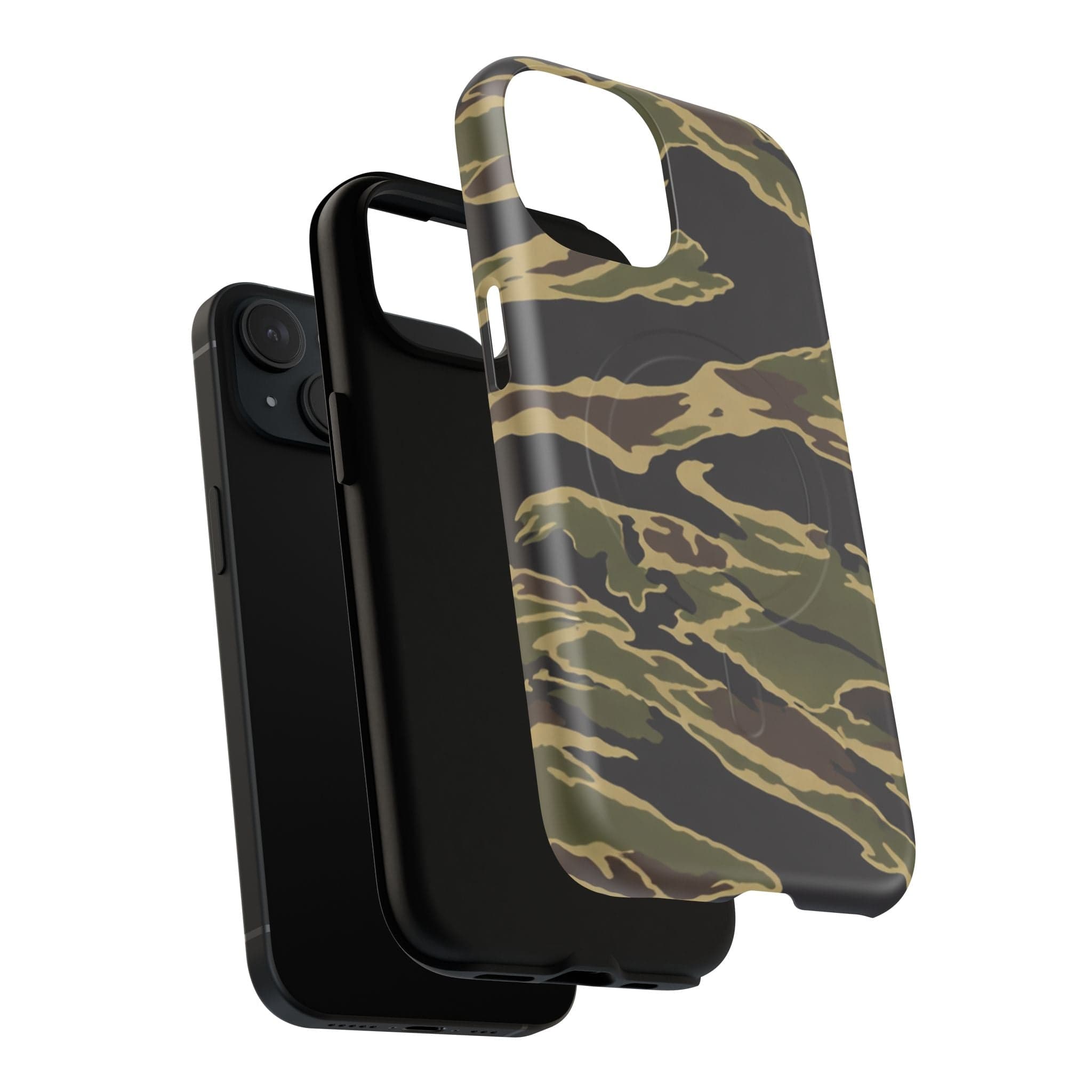 Tiger Stripe Camo Tough Magnetic iPhone Case