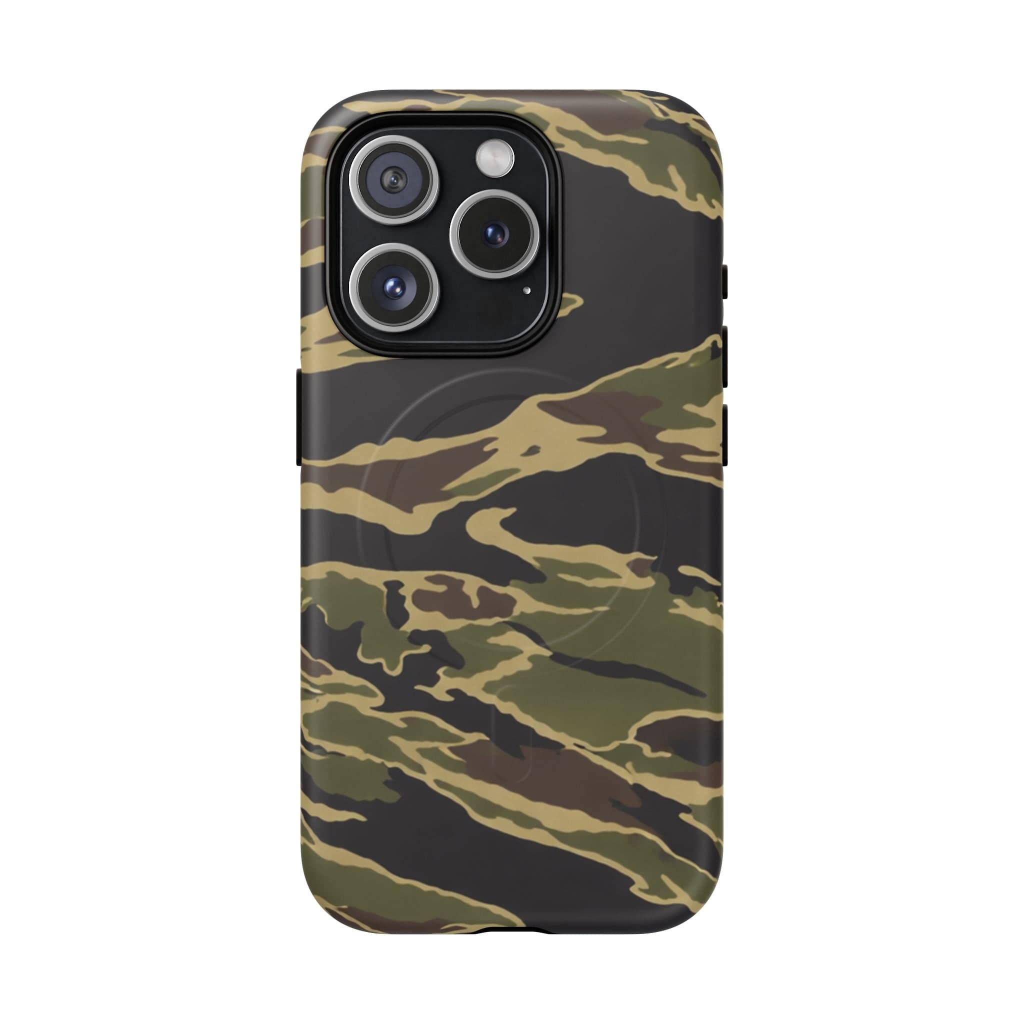 Tiger Stripe Camo Tough Magnetic iPhone Case