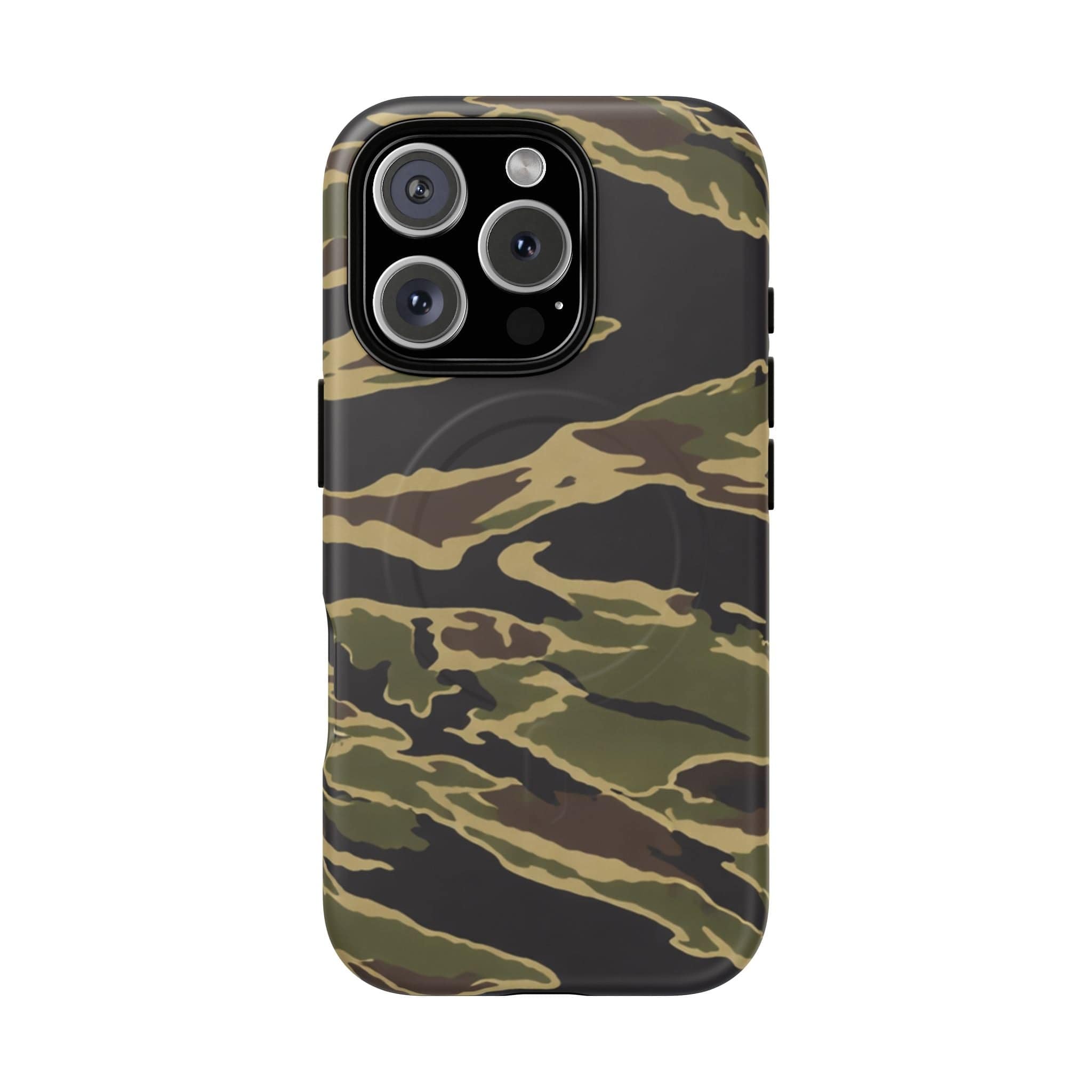 Tiger Stripe Camo Tough Magnetic iPhone Case