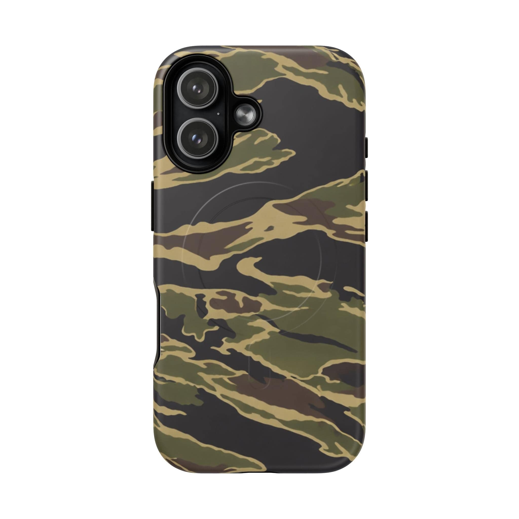 Tiger Stripe Camo Tough Magnetic iPhone Case