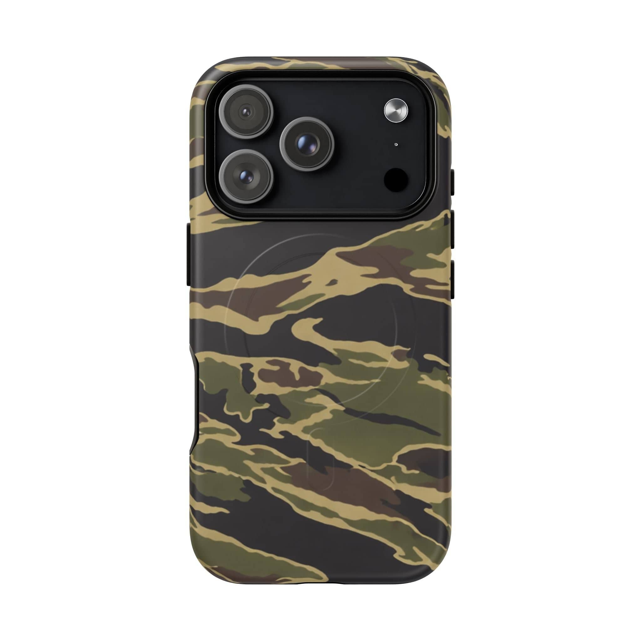 Tiger Stripe Camo Tough Magnetic iPhone Case